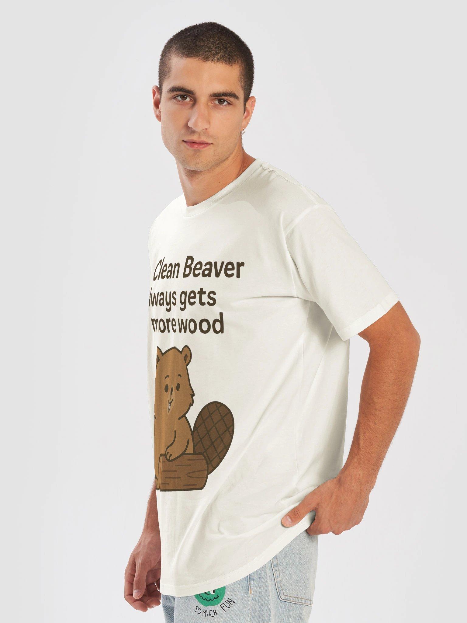 A Clean Beaver Always Gets More Wood Tee product image (7)