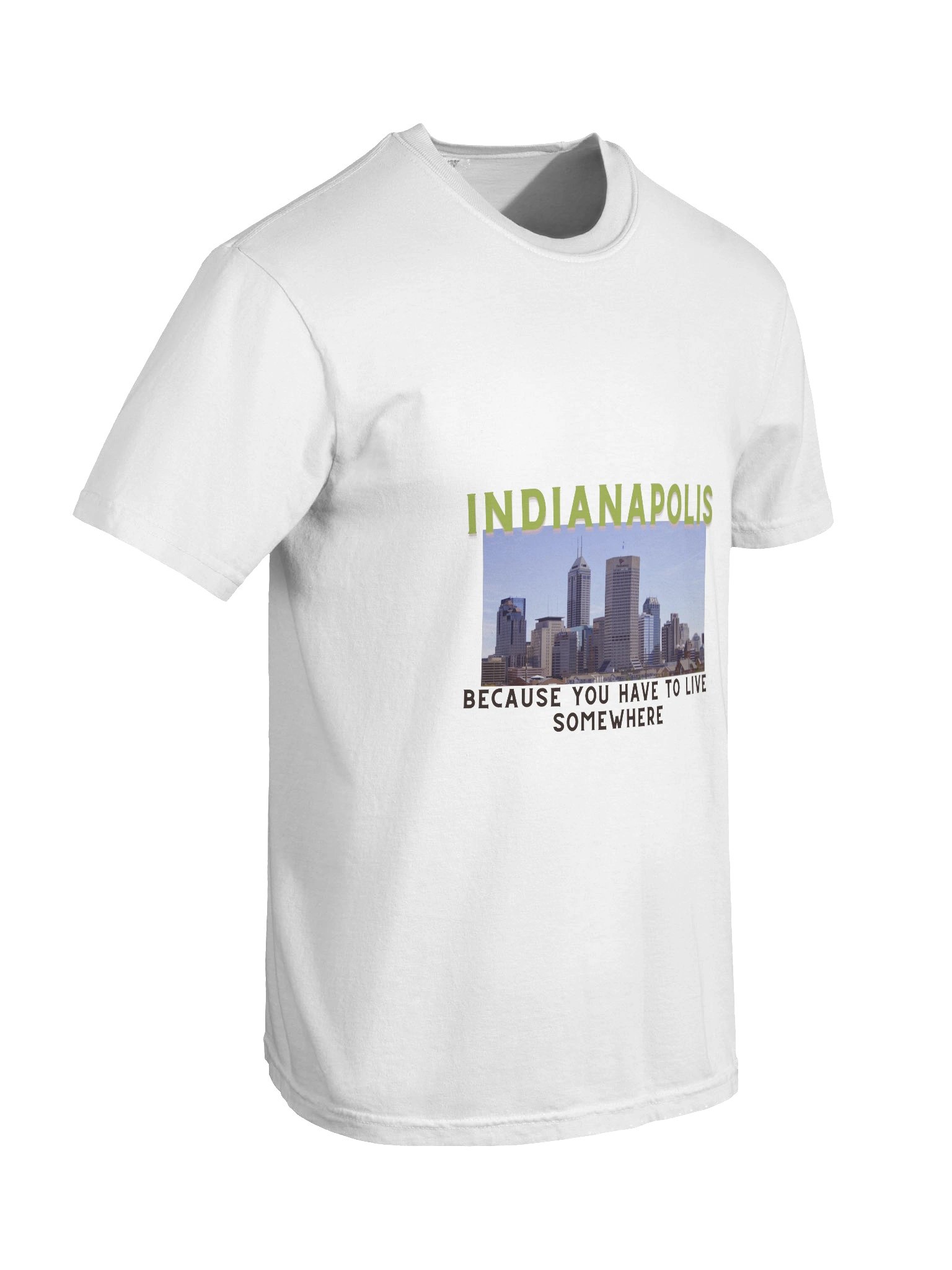 Indianapolis: Because You Have to Live Somewhere Kisscut T-Shirt product image (8)
