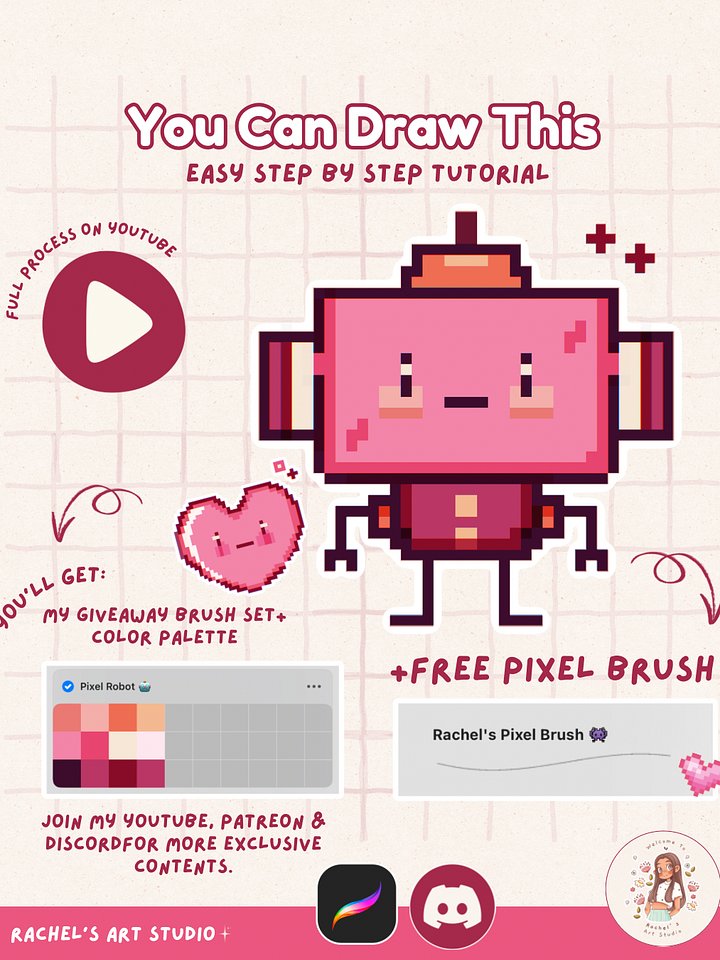 Pixel Robot Palette 🤖 product image (1)