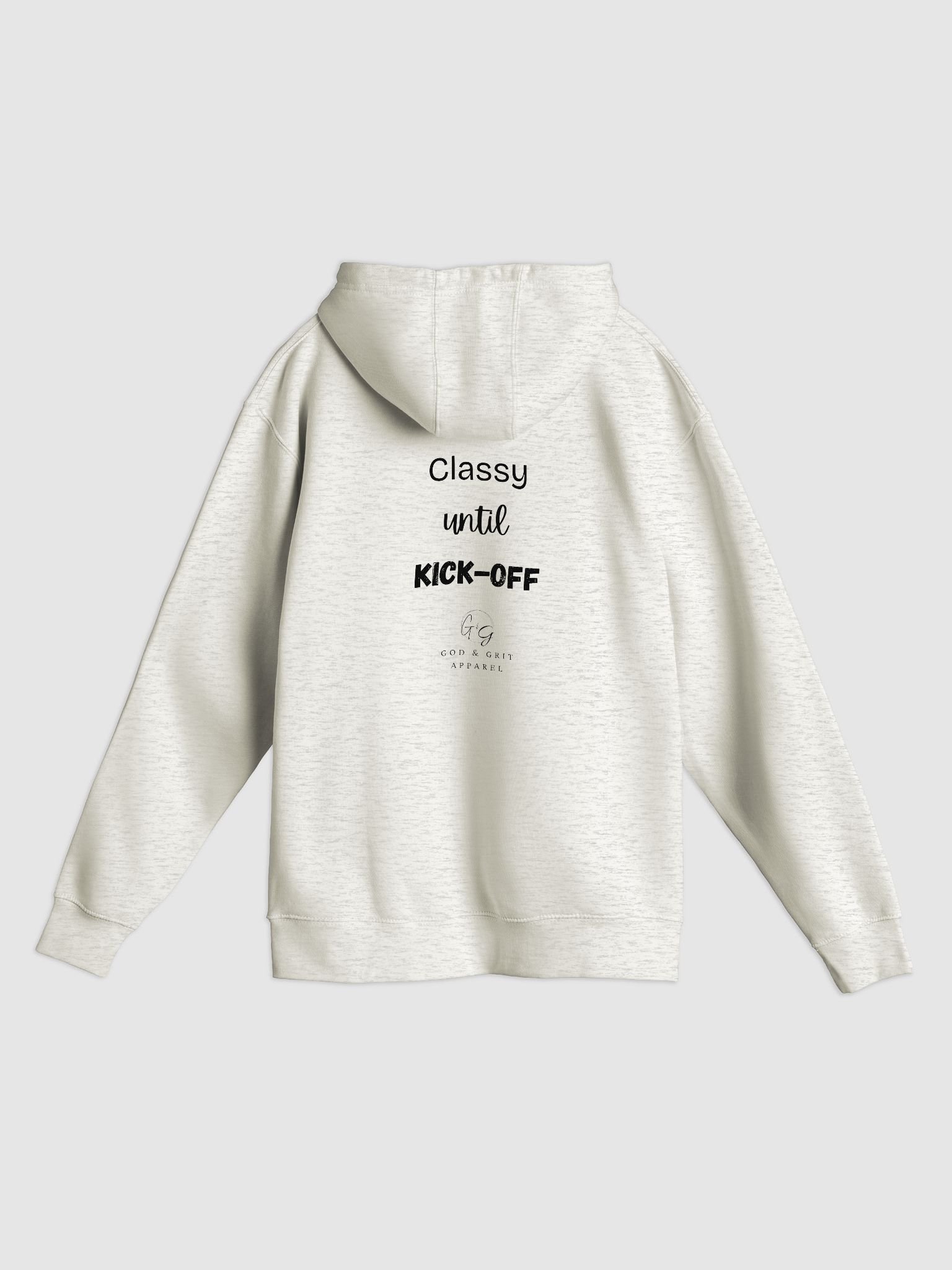 Football Mama Classy Until Kick-Off Hoodie product image (2)