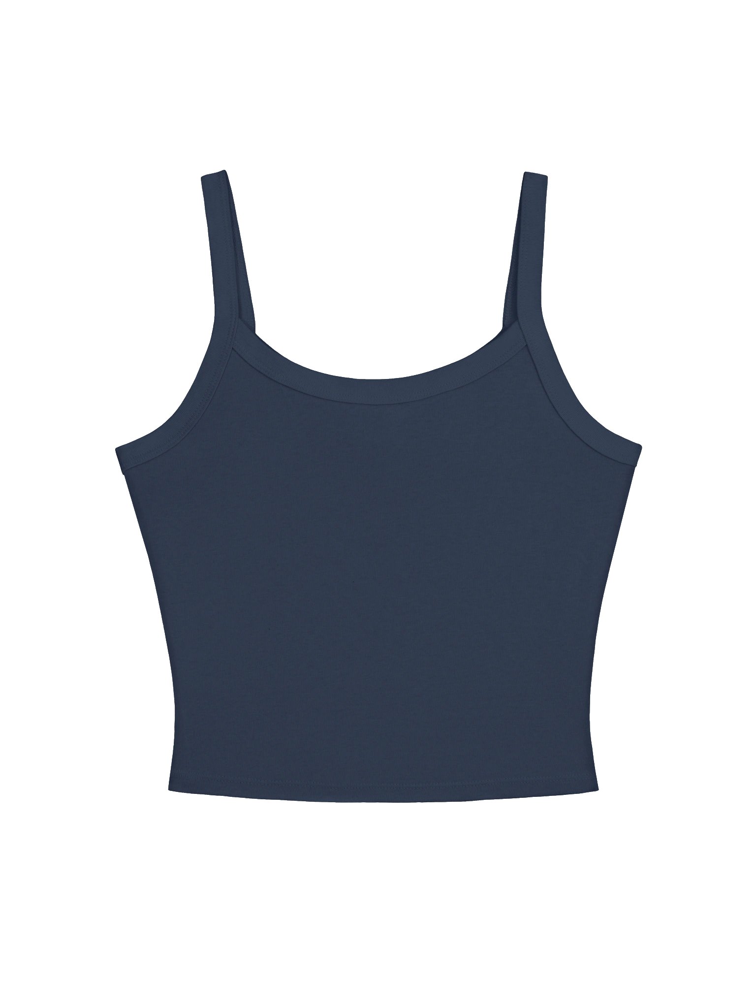 His House Womens Micro-Rib Tank Top - Black/Navy product image (9)