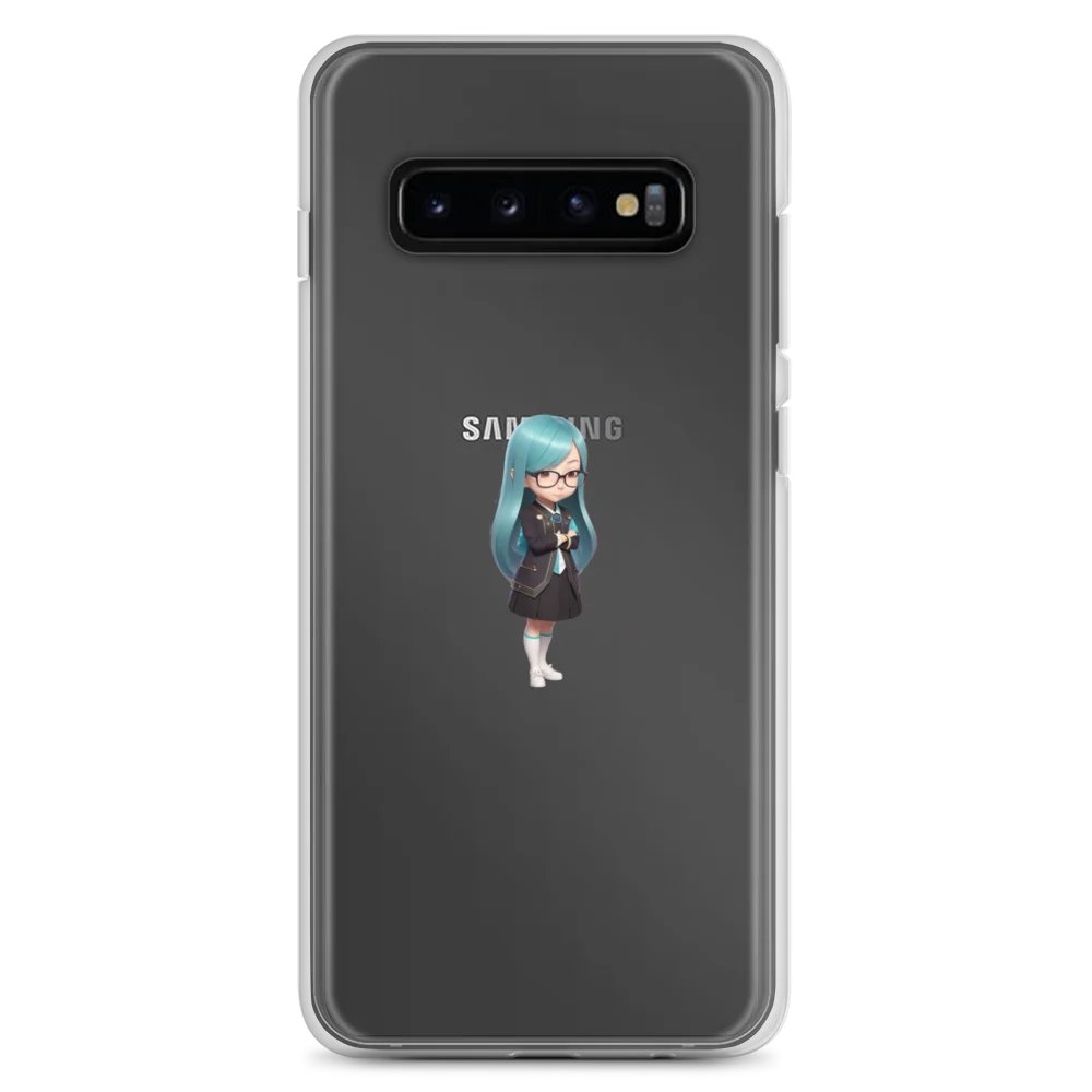 (Aqua CHIBI) K Clear Case for Samsung product image (1)