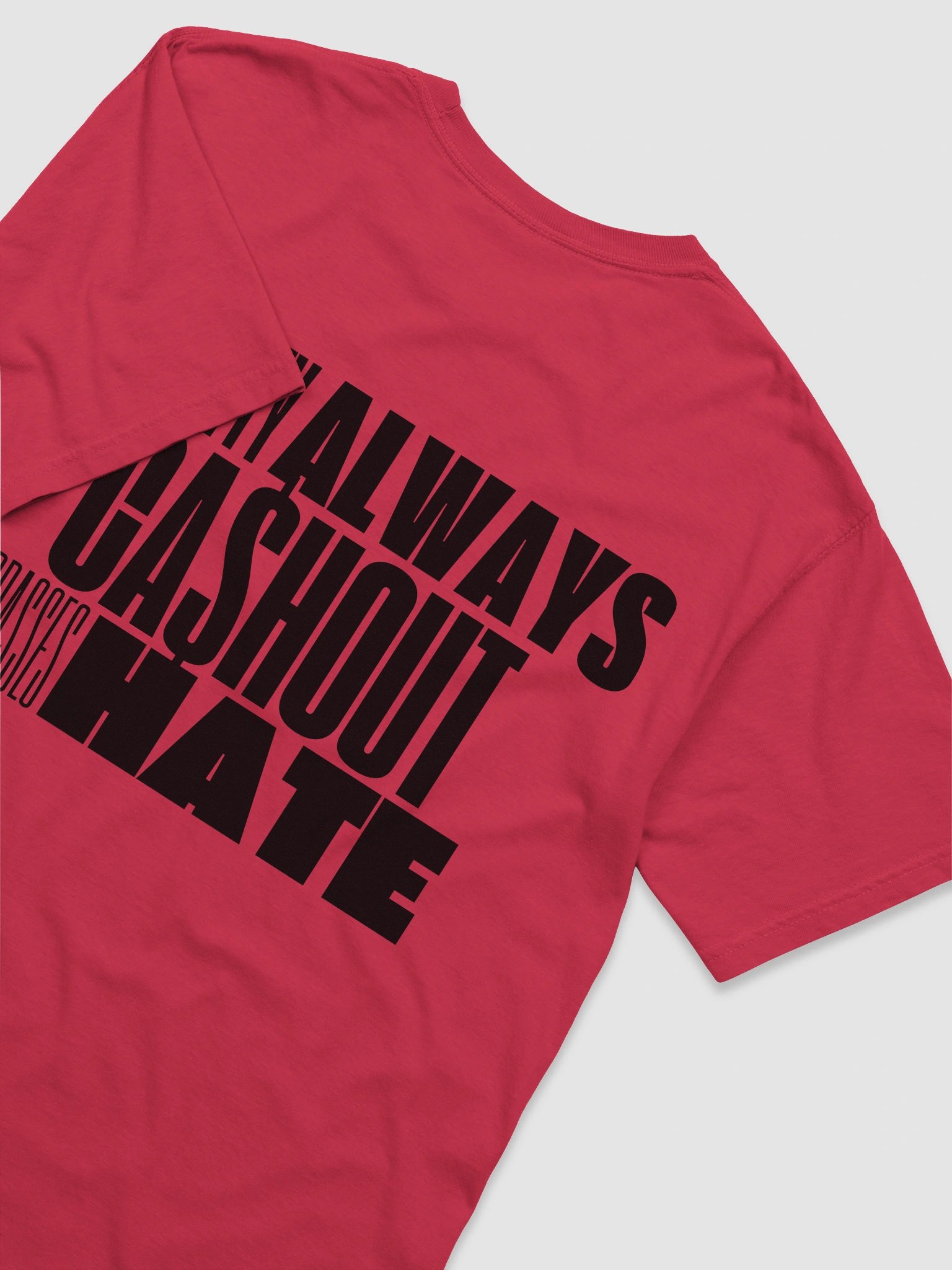 CASHOUT Signature T -Shirt (Black Letters) product image (4)