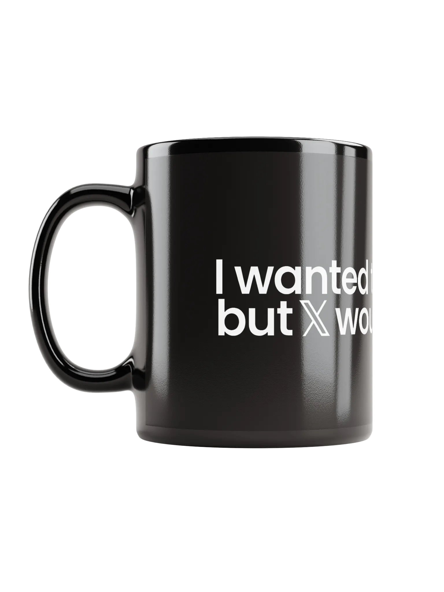 Blocked On X Mug - Black product image (6)