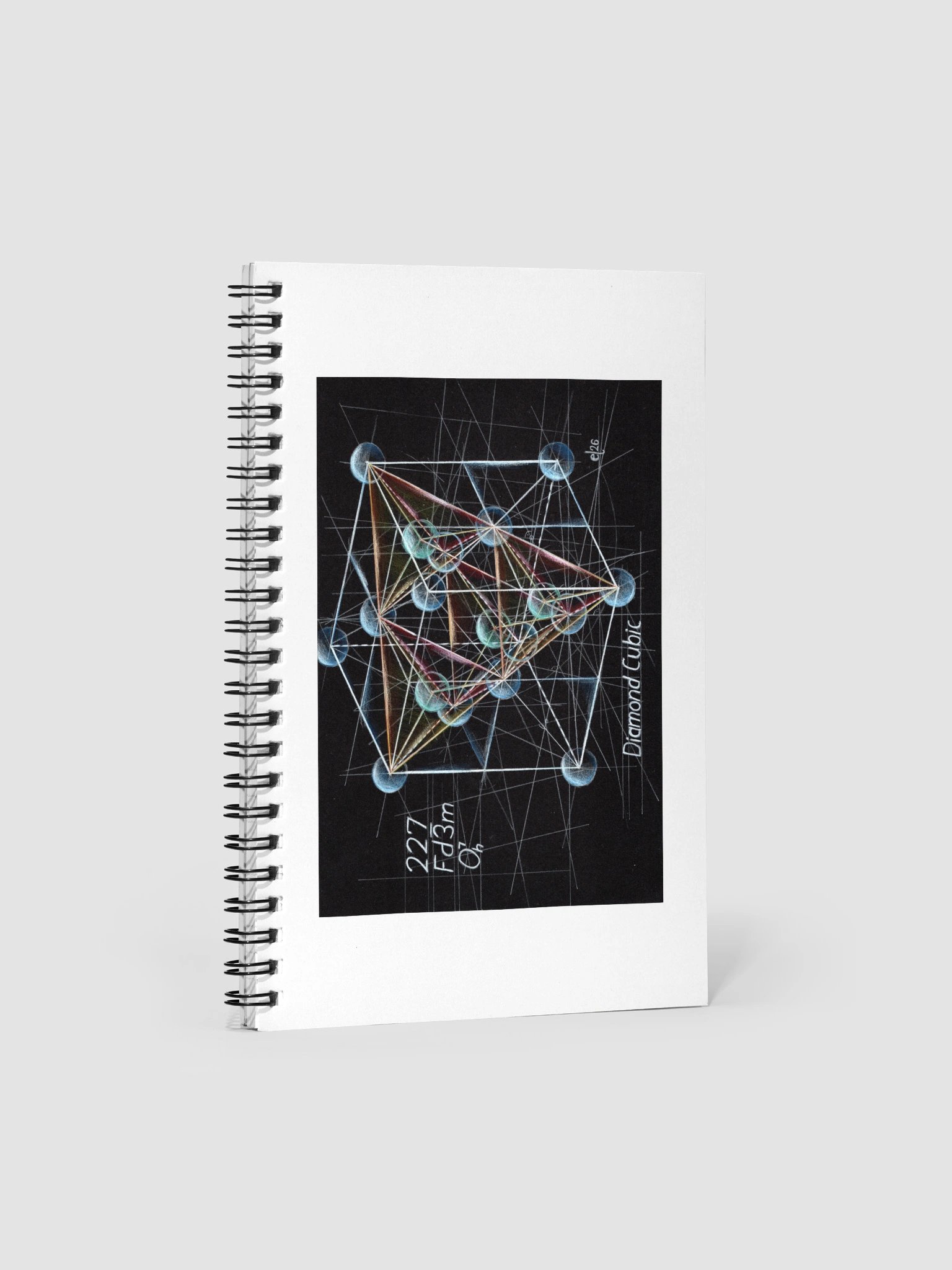 Geometric Physics Art Notebook 4: Diamond Cubic and Spherical Harmonic product image (4)