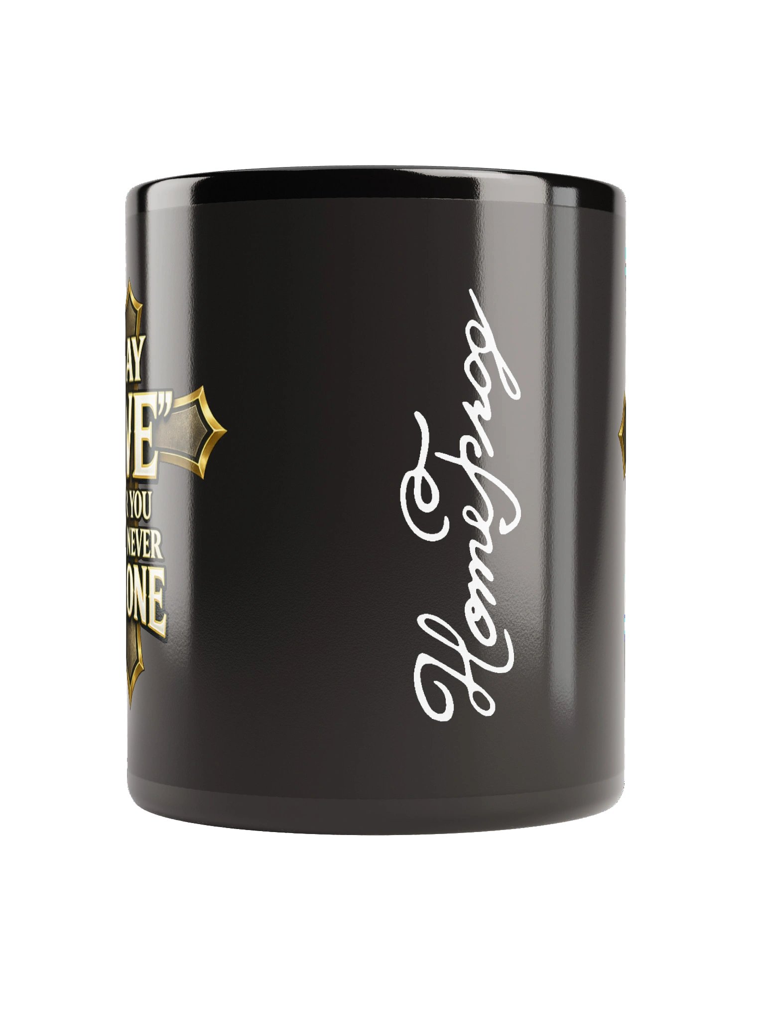 Never Alone Black Mug product image (9)