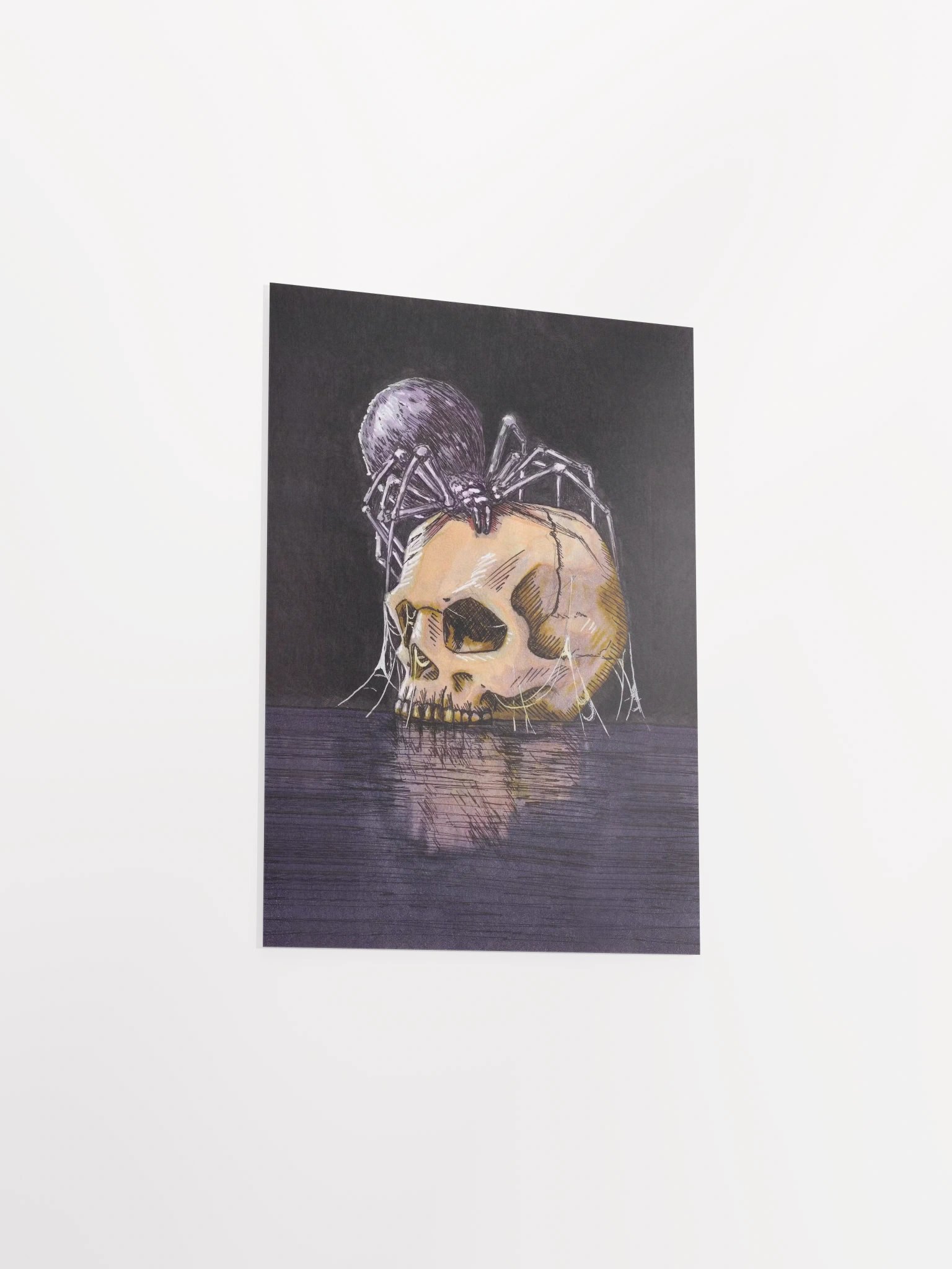 Spider on Skull Print product image (3)