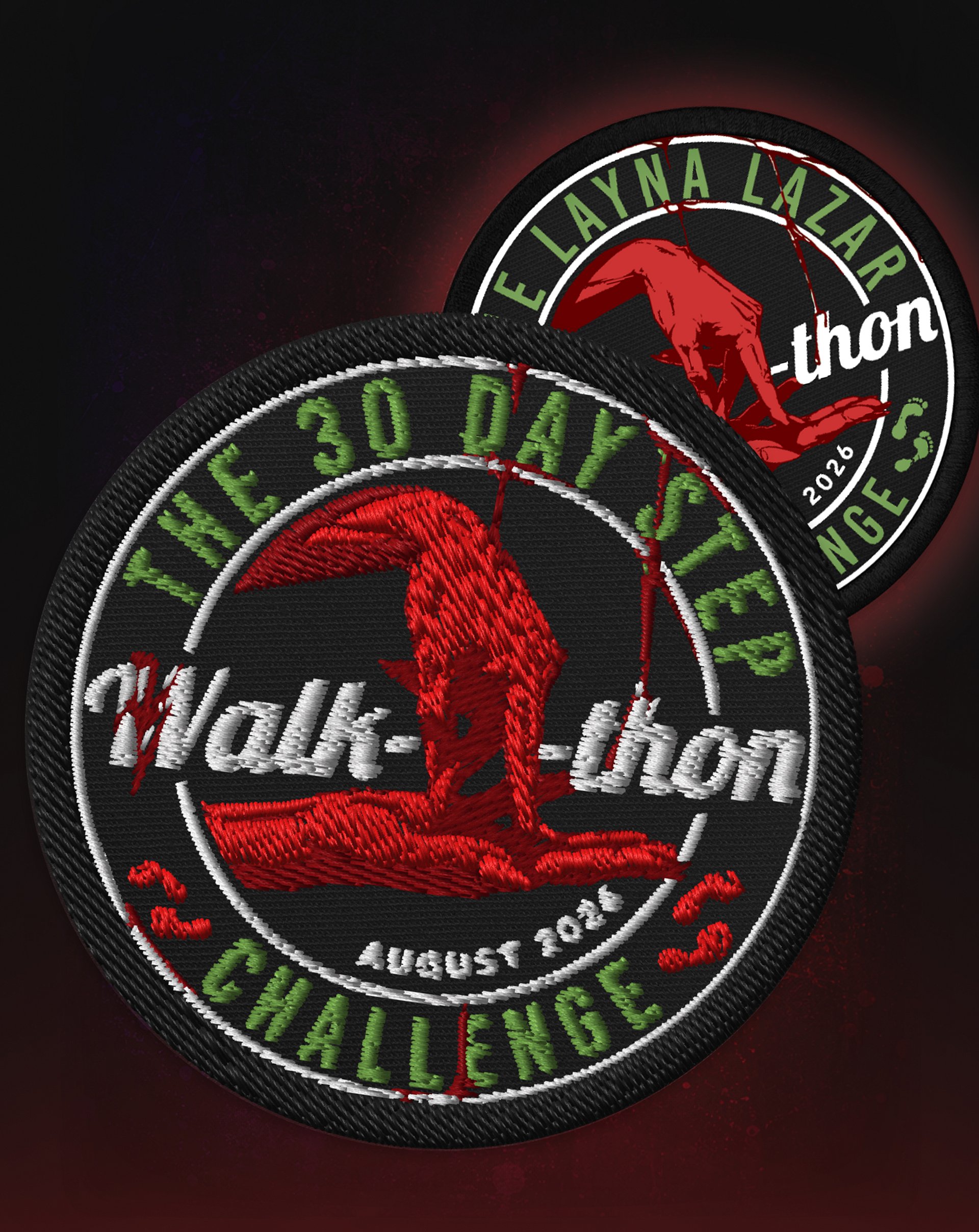 30 Day Step Challenge | August 2026 Achievement Patch product image (2)