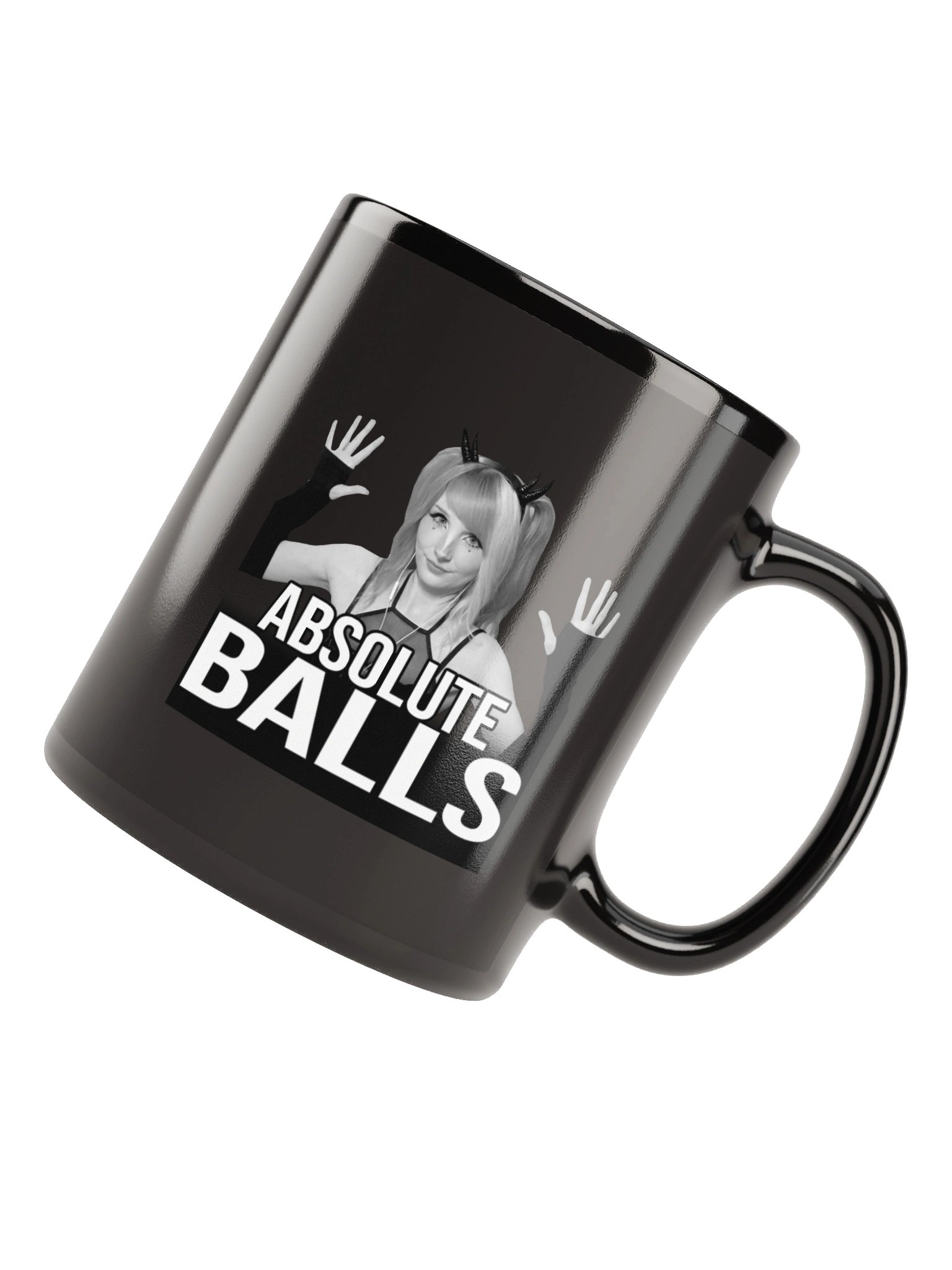 Absolute Pixie Black Glossy Mug product image (6)