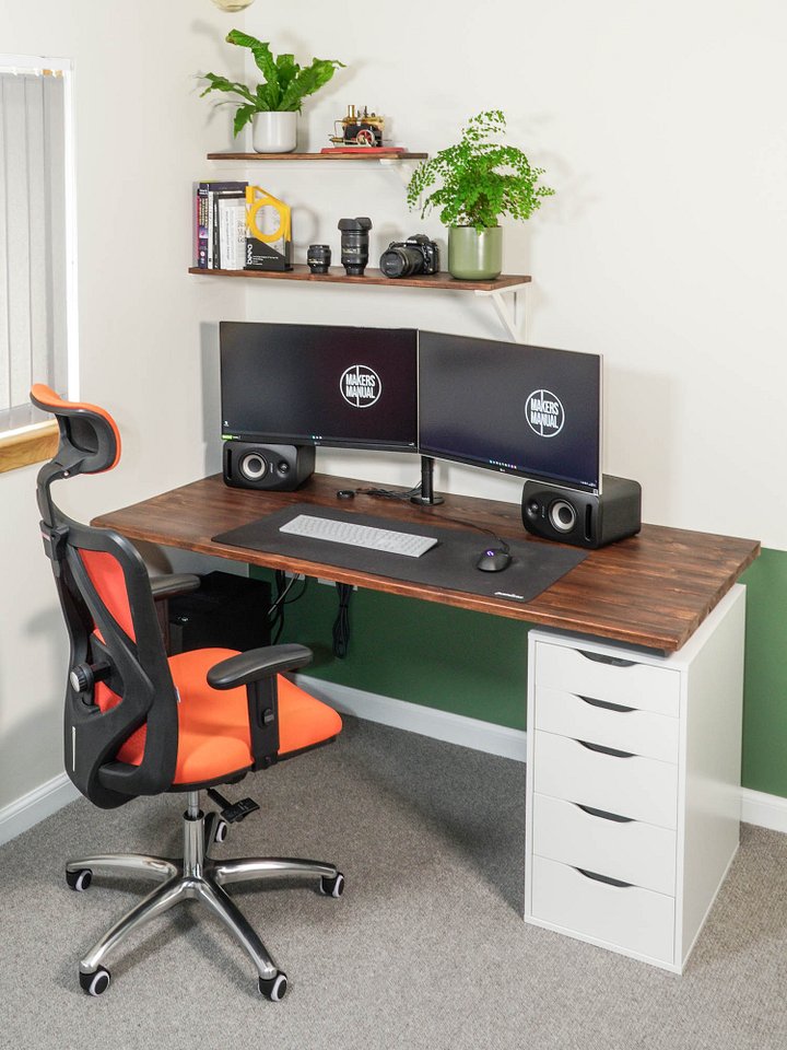 Floating Office Desk | FREE Digital Plans product image (1)
