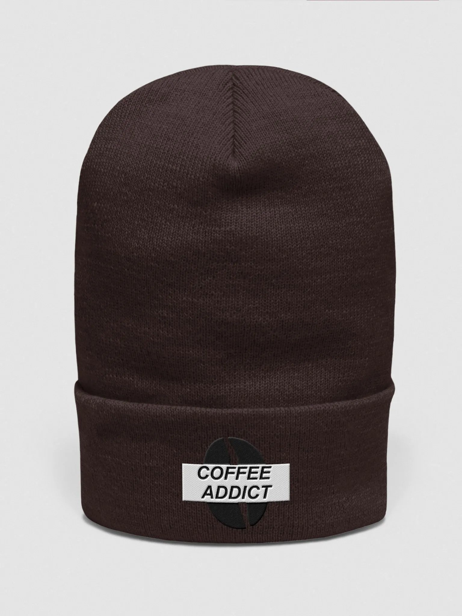 COFFEE ADDICT CUFFED BEANIE product image (1)