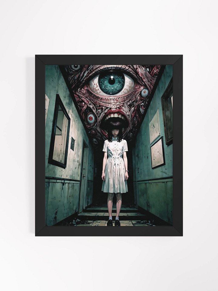 Surreal Nightmare Corridor Framed Print product image (5)