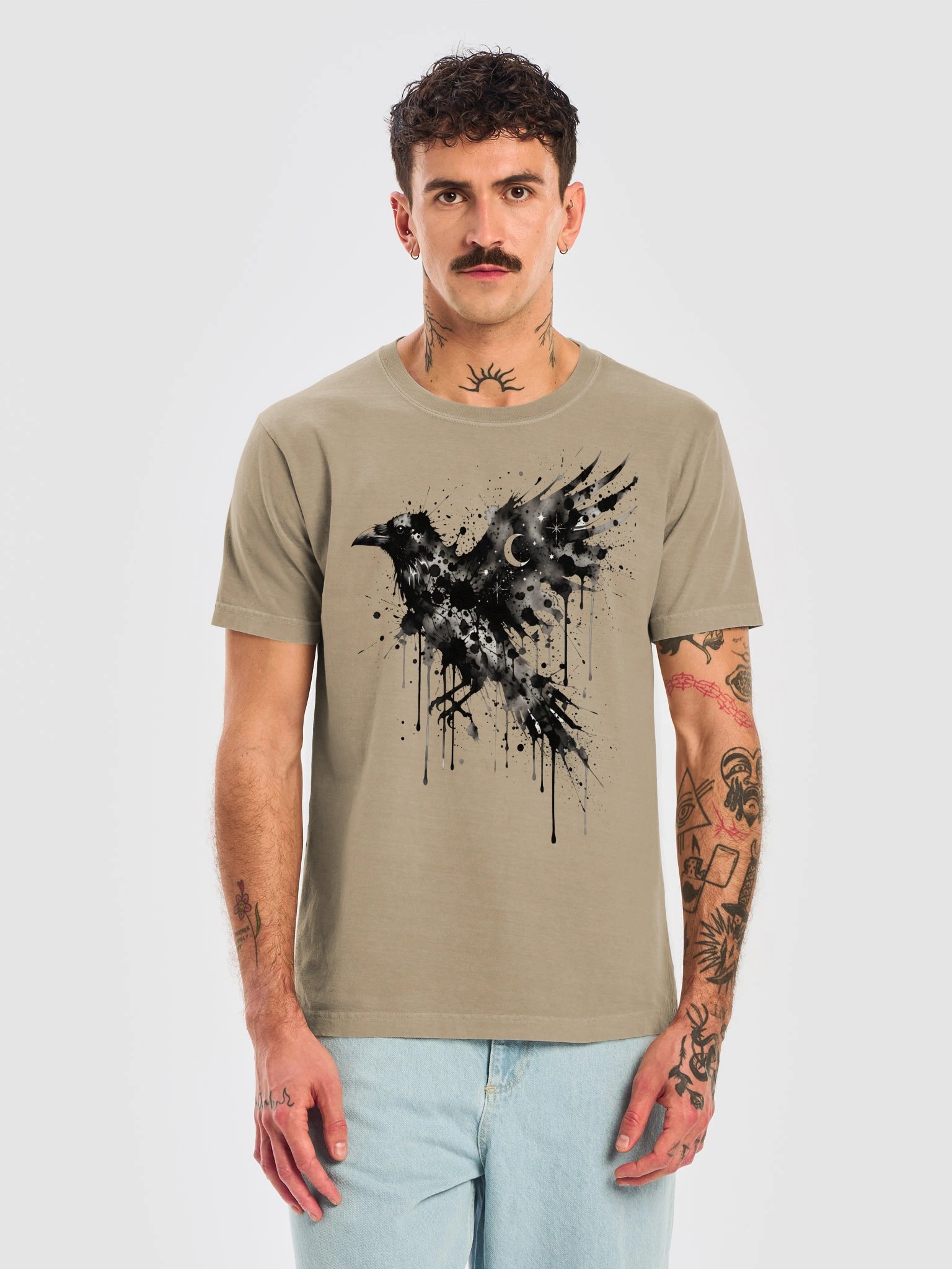 Moonlit Raven Splash Tee product image (29)