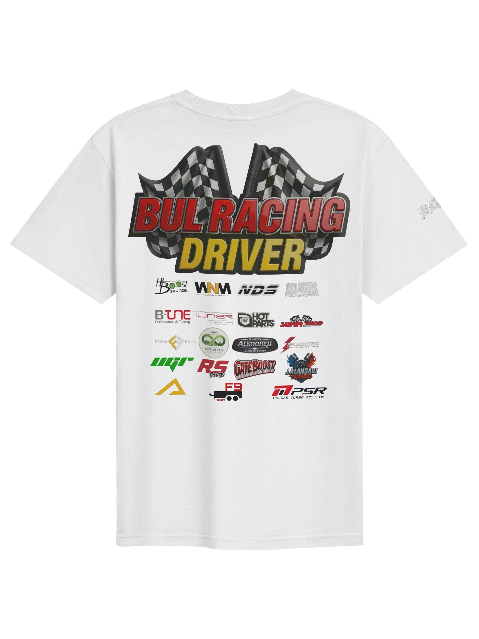 BULRACING driver -Dyed Heavyweight T-Shirt Team - WrRzuEkpllM