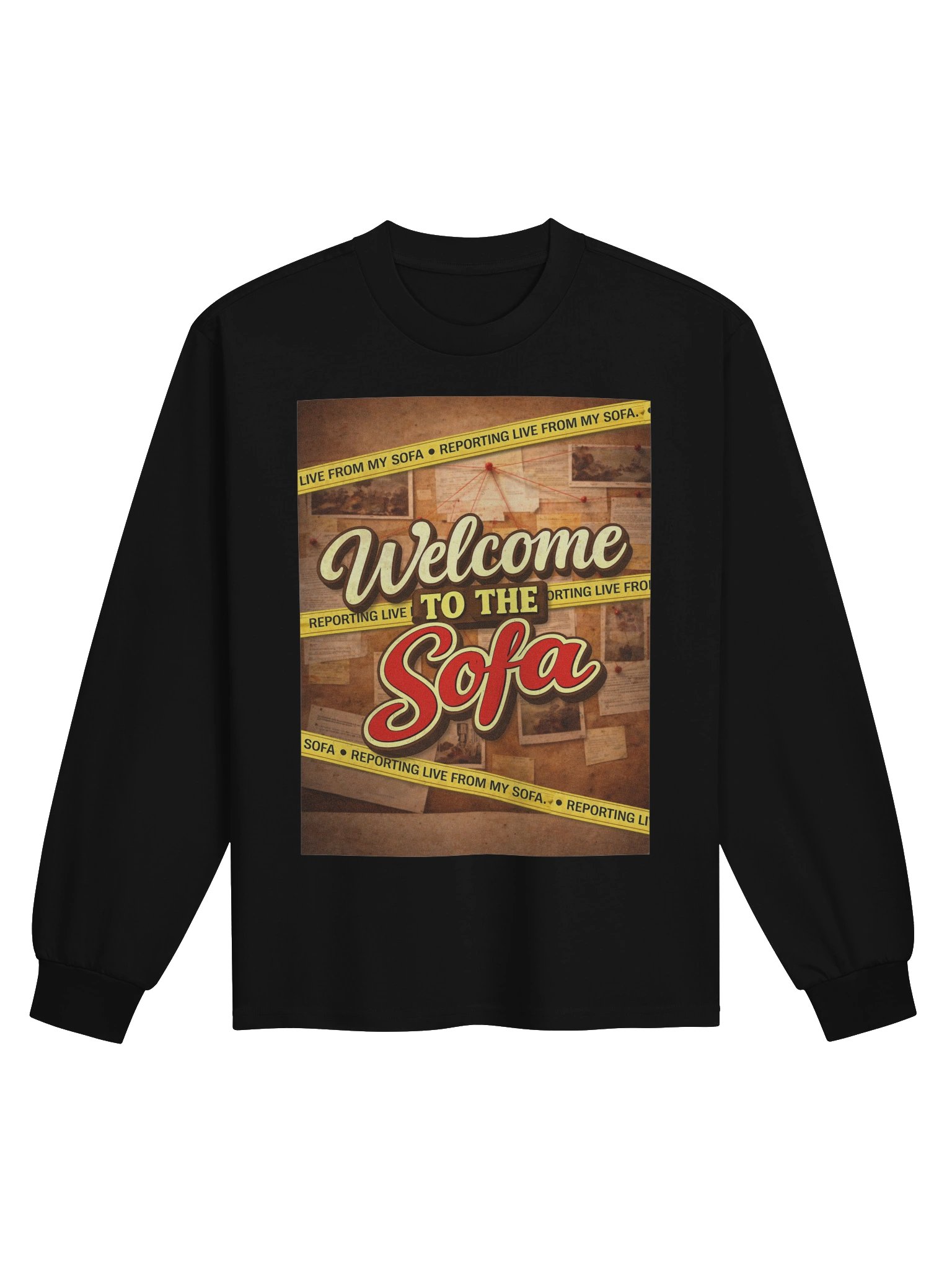 Welcome to the Sofa Crime Board Long Sleeve Shirt product image (13)