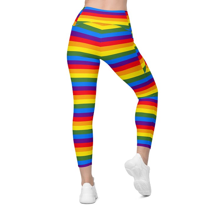 Rainbow Bliss Crossover Leggings product image (2)