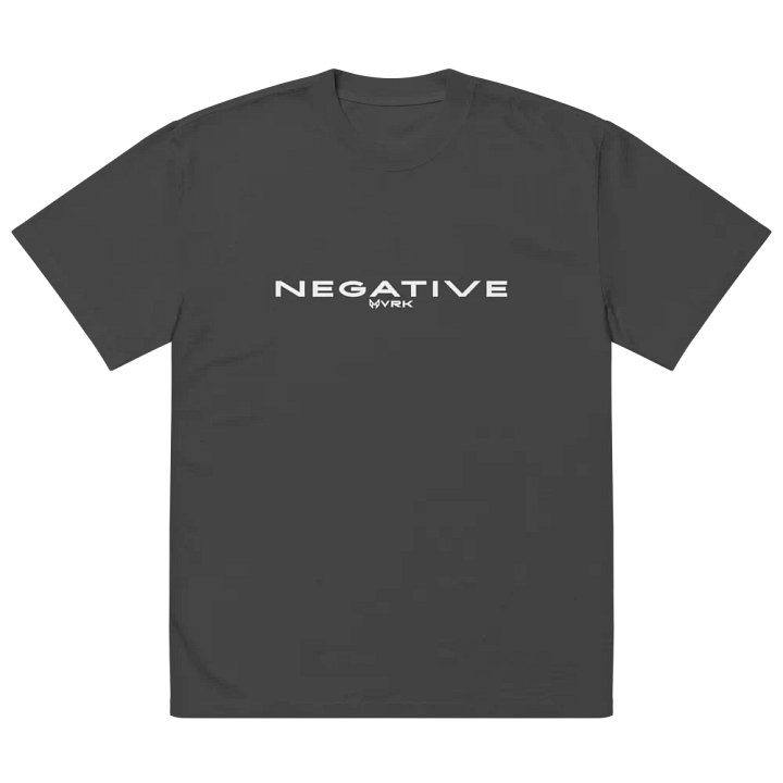 MVRK Negative Oversized Tee White Logo product image (2)