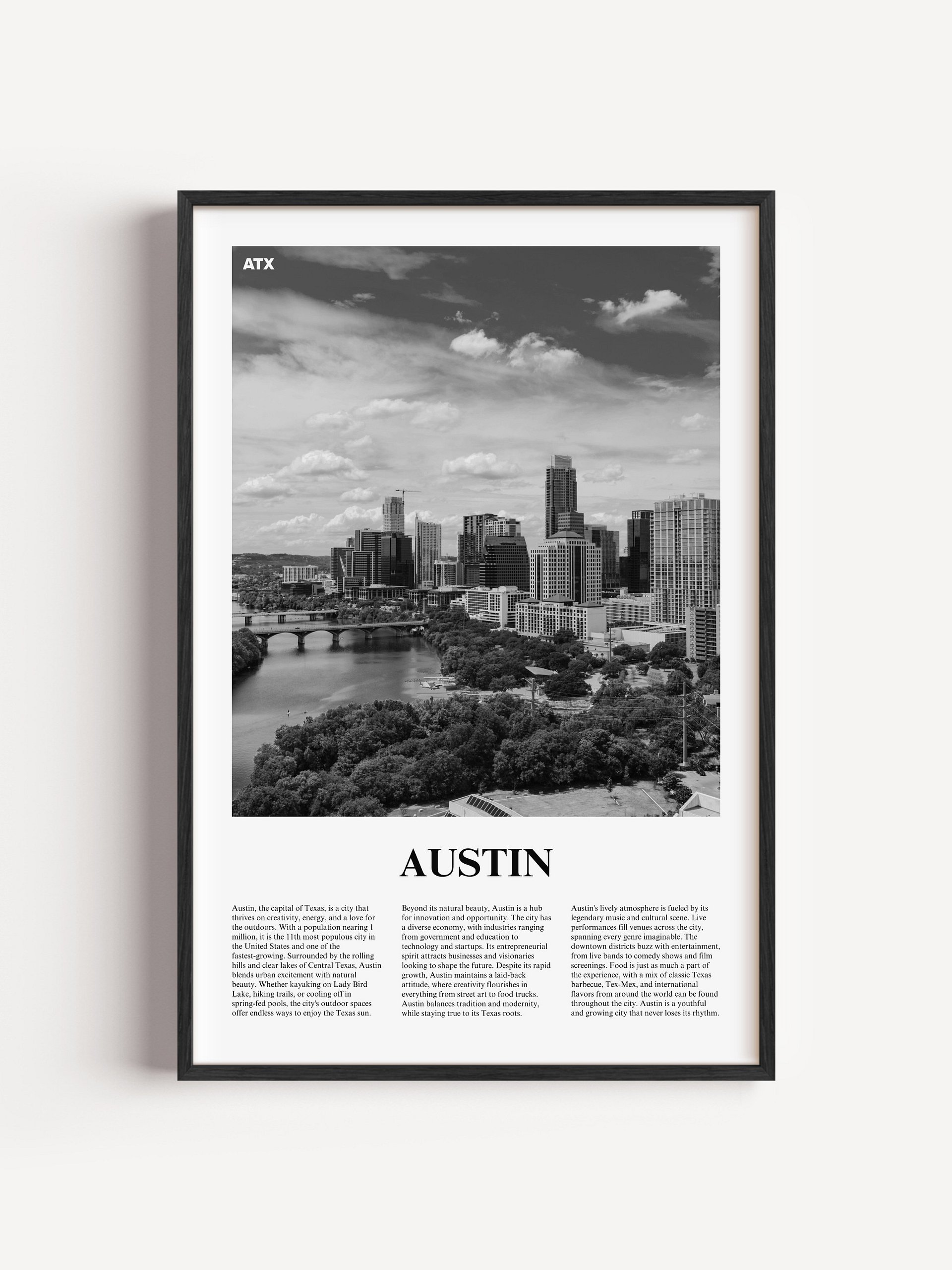 Austin 01 Newspaper Poster product image (1)