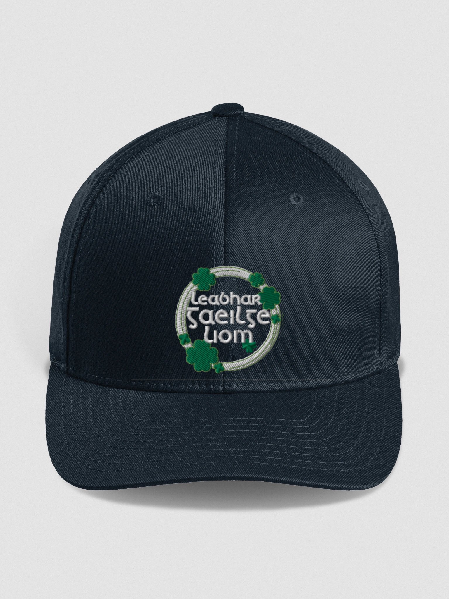 Speak Irish To Me - Labhair Gaeilge Liom ☘️ Flexfit Peaked Cap product image (1)