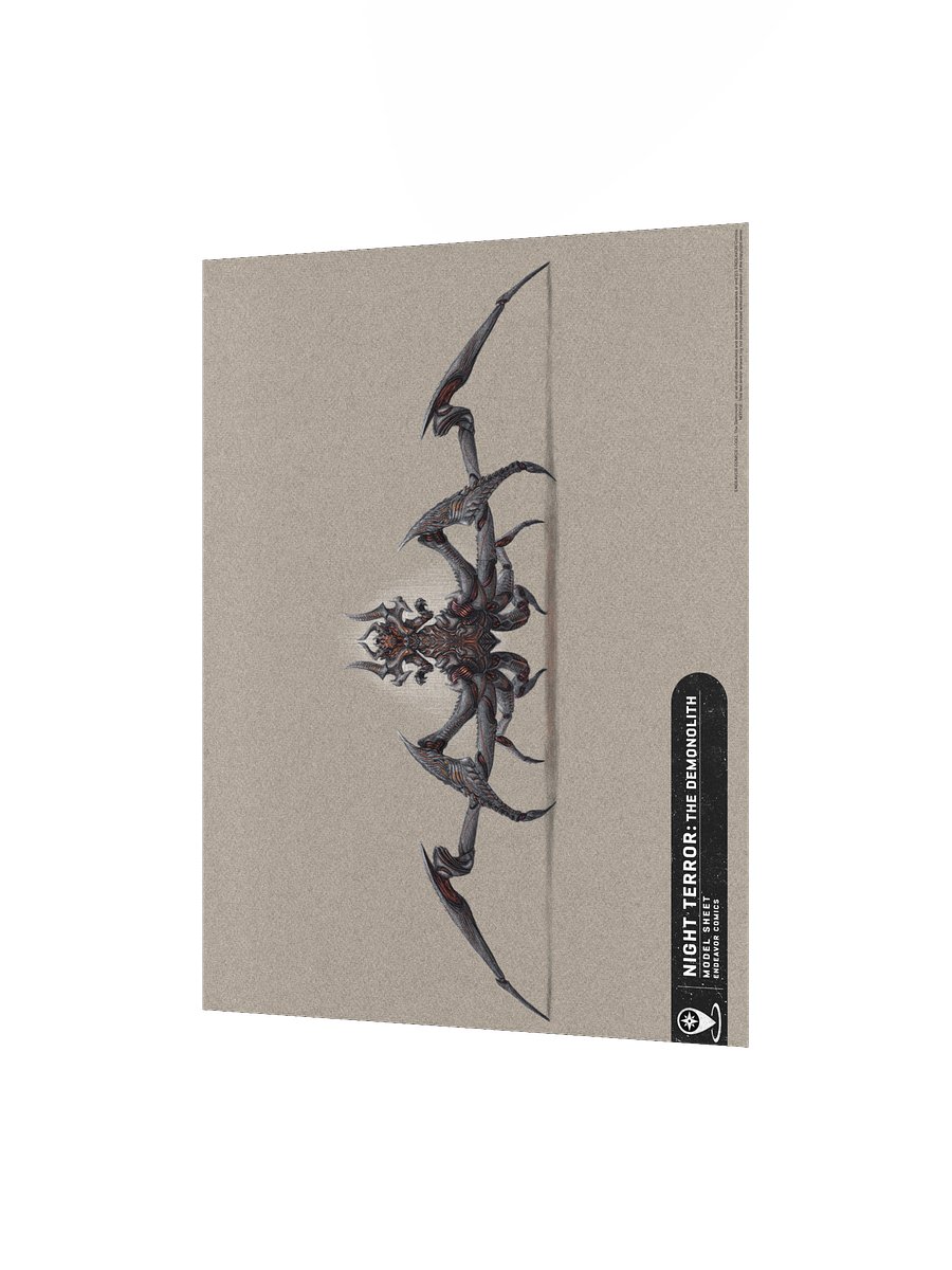 NIGHT TERROR: Demonolith Concept Art Print product image (2)