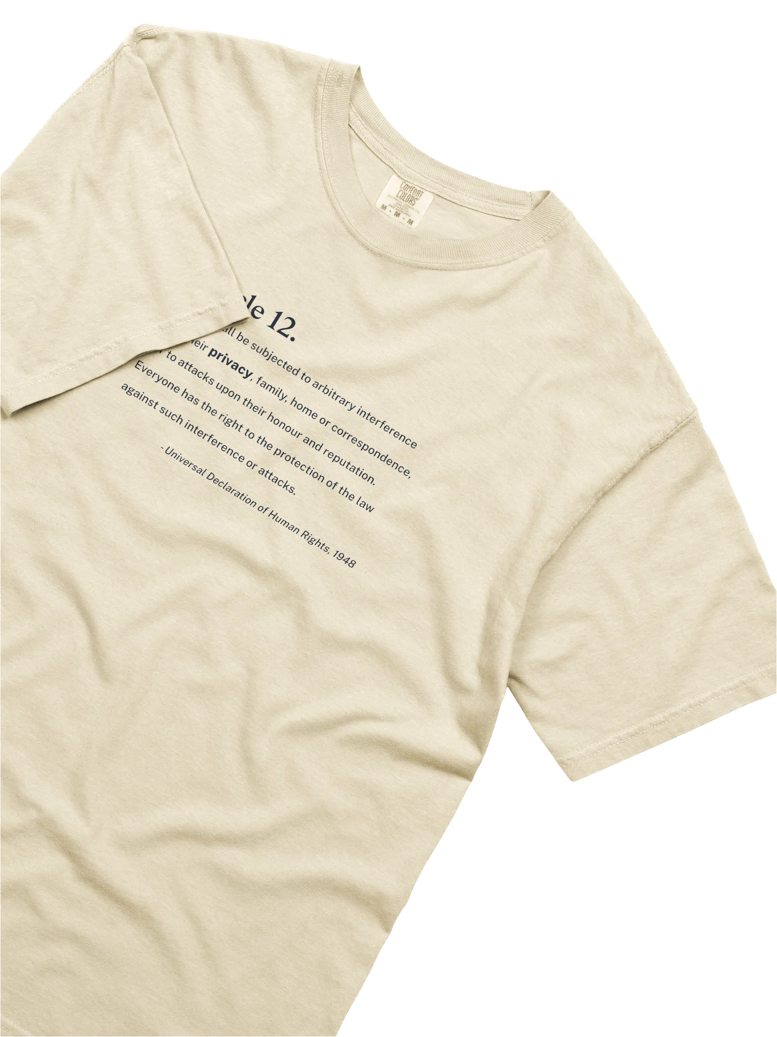 Article 12 - Heavyweight T-Shirt (Comfort Colors) product image (2)