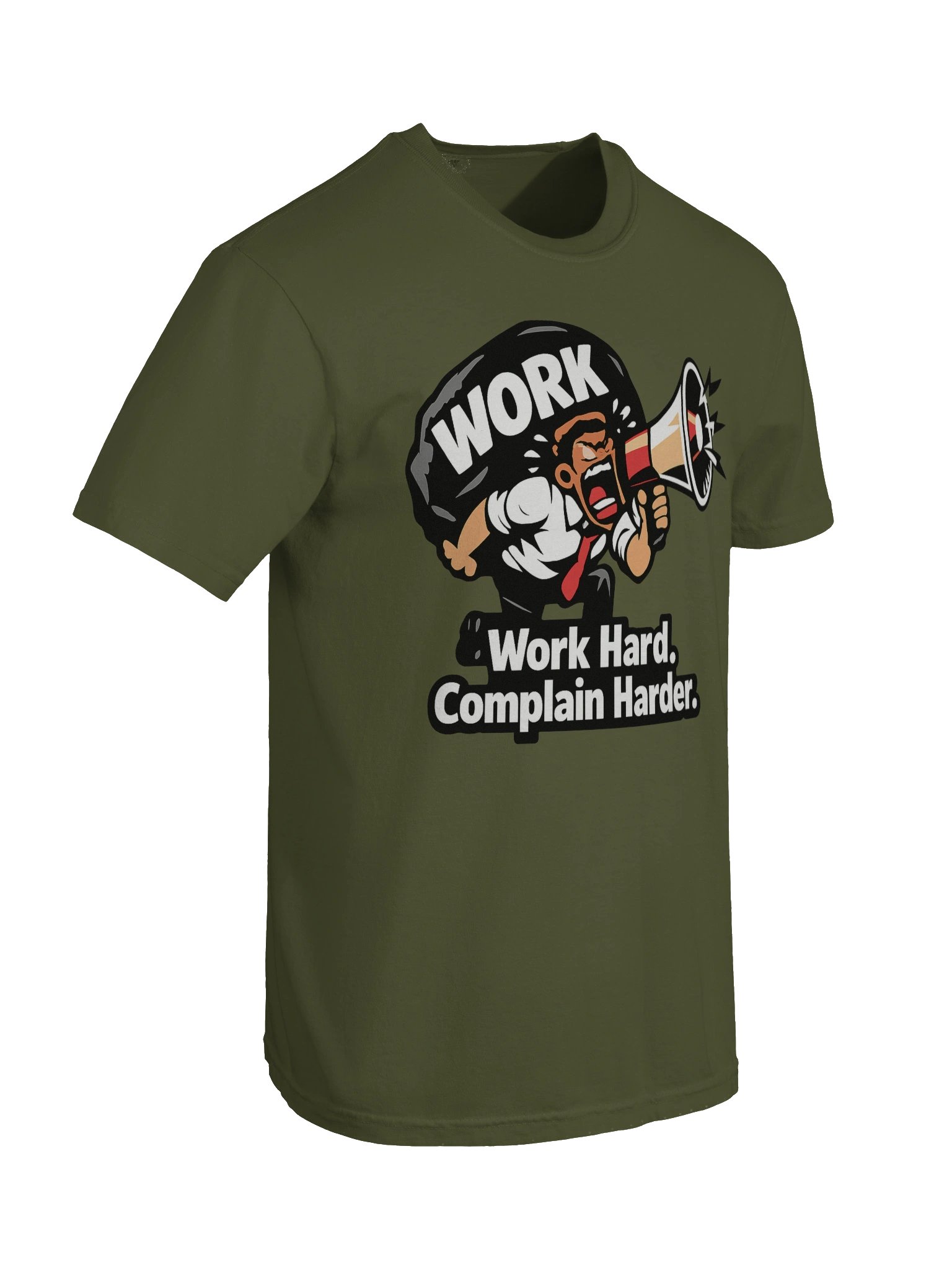 Work Hard. Complain Harder Megaphone T-Shirt product image (67)
