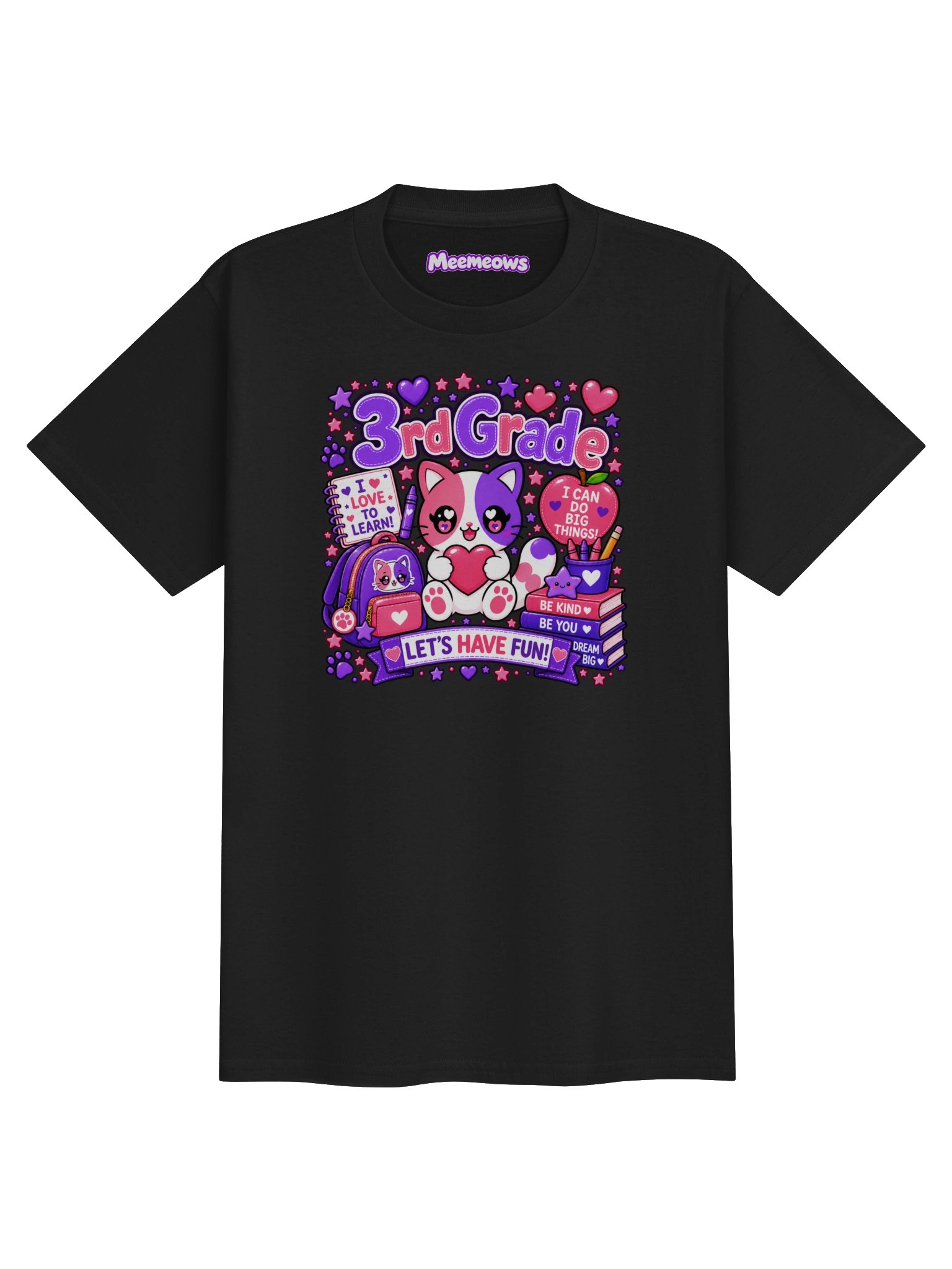 MeeMeows 3rd Grade Learning Adventure Tee product image (1)