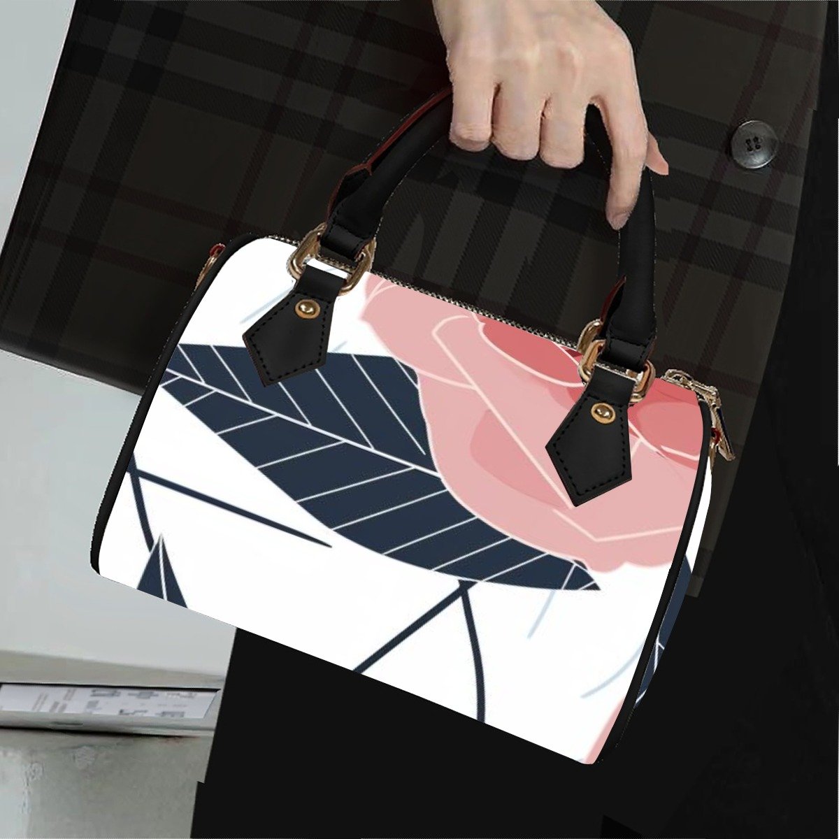 Blush Bloom Luxe Handbag product image (1)