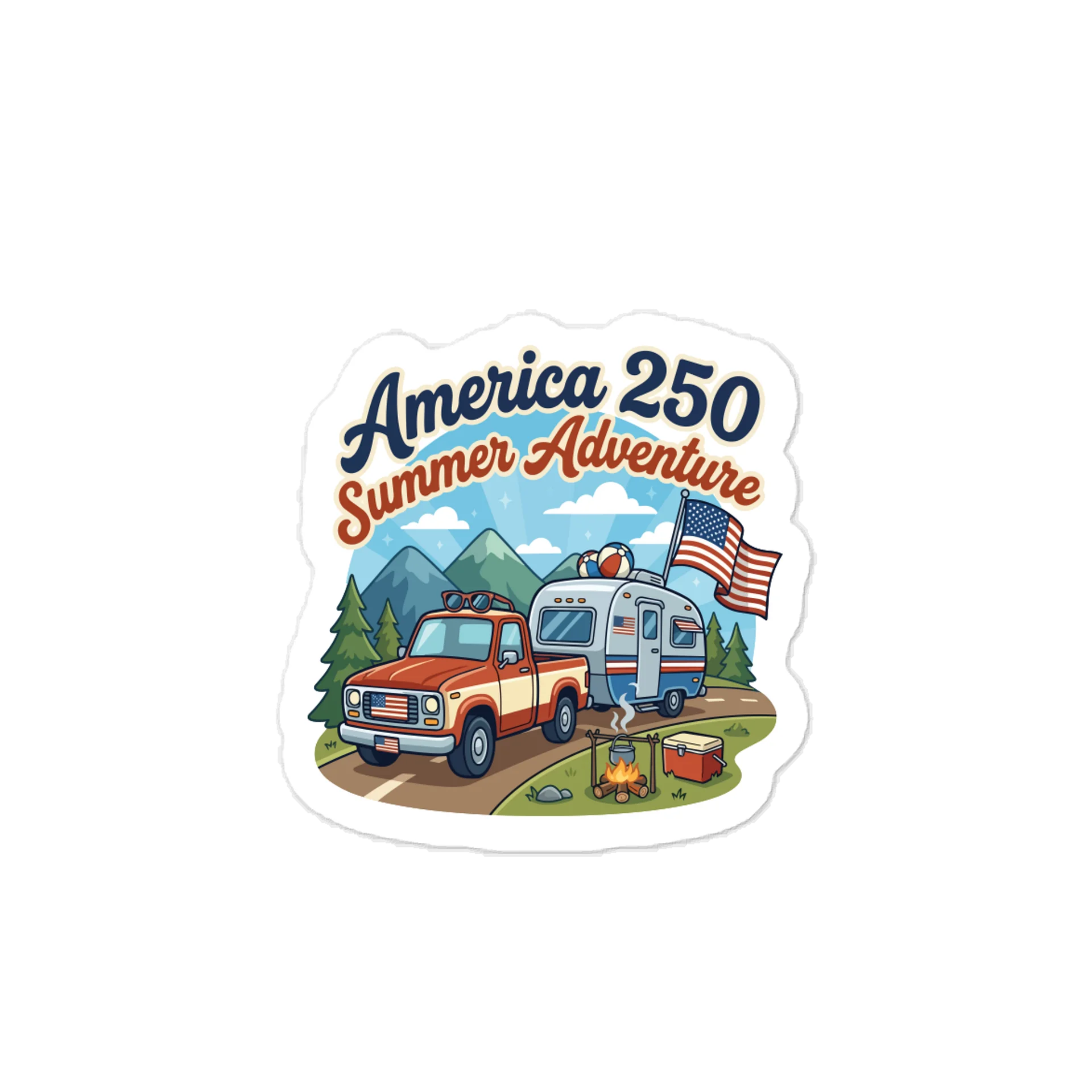 America 250 Summer Adventure Sticker product image (1)