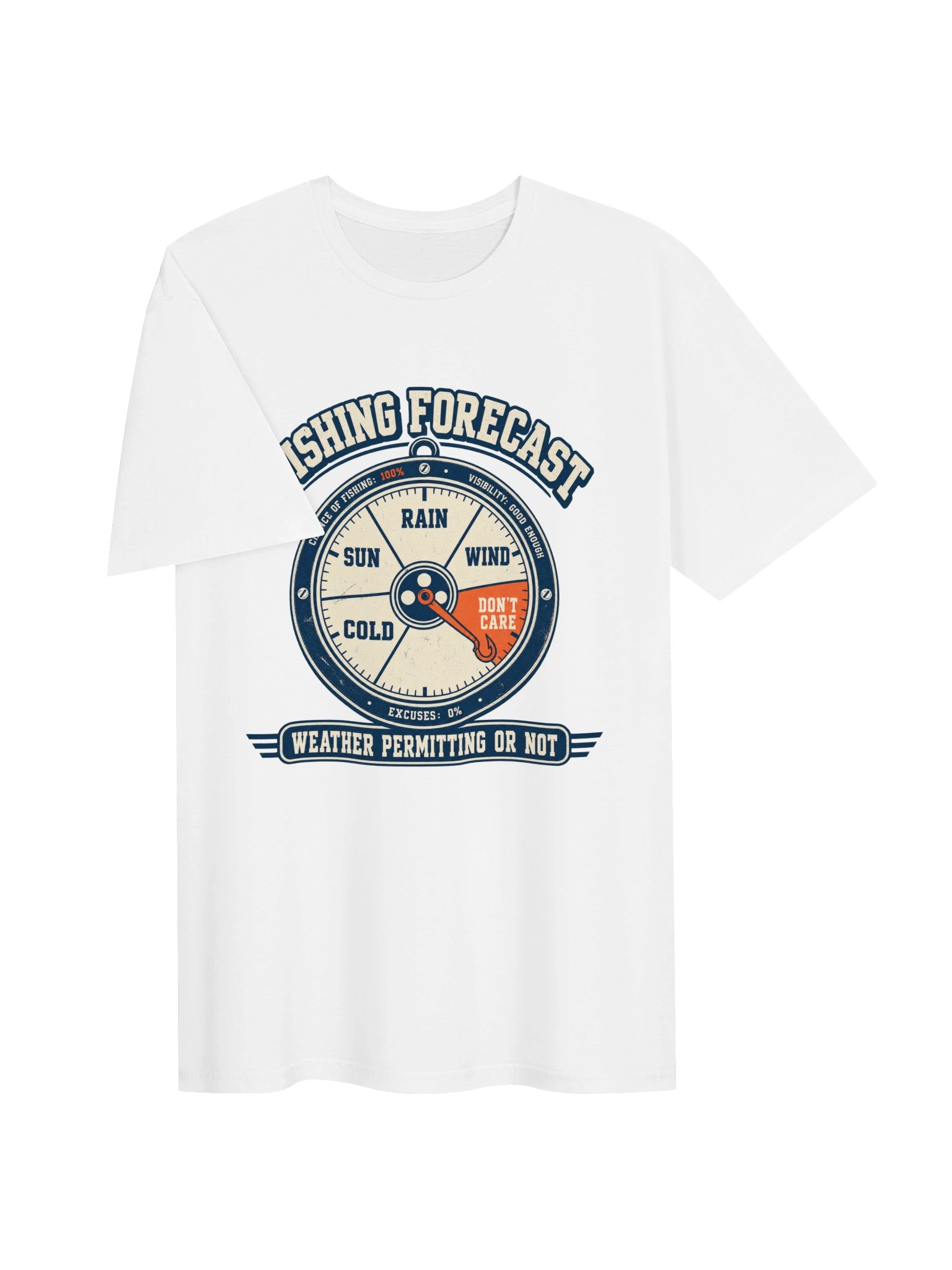 Fishing Forecast — Weather or Not T-Shirt product image (63)