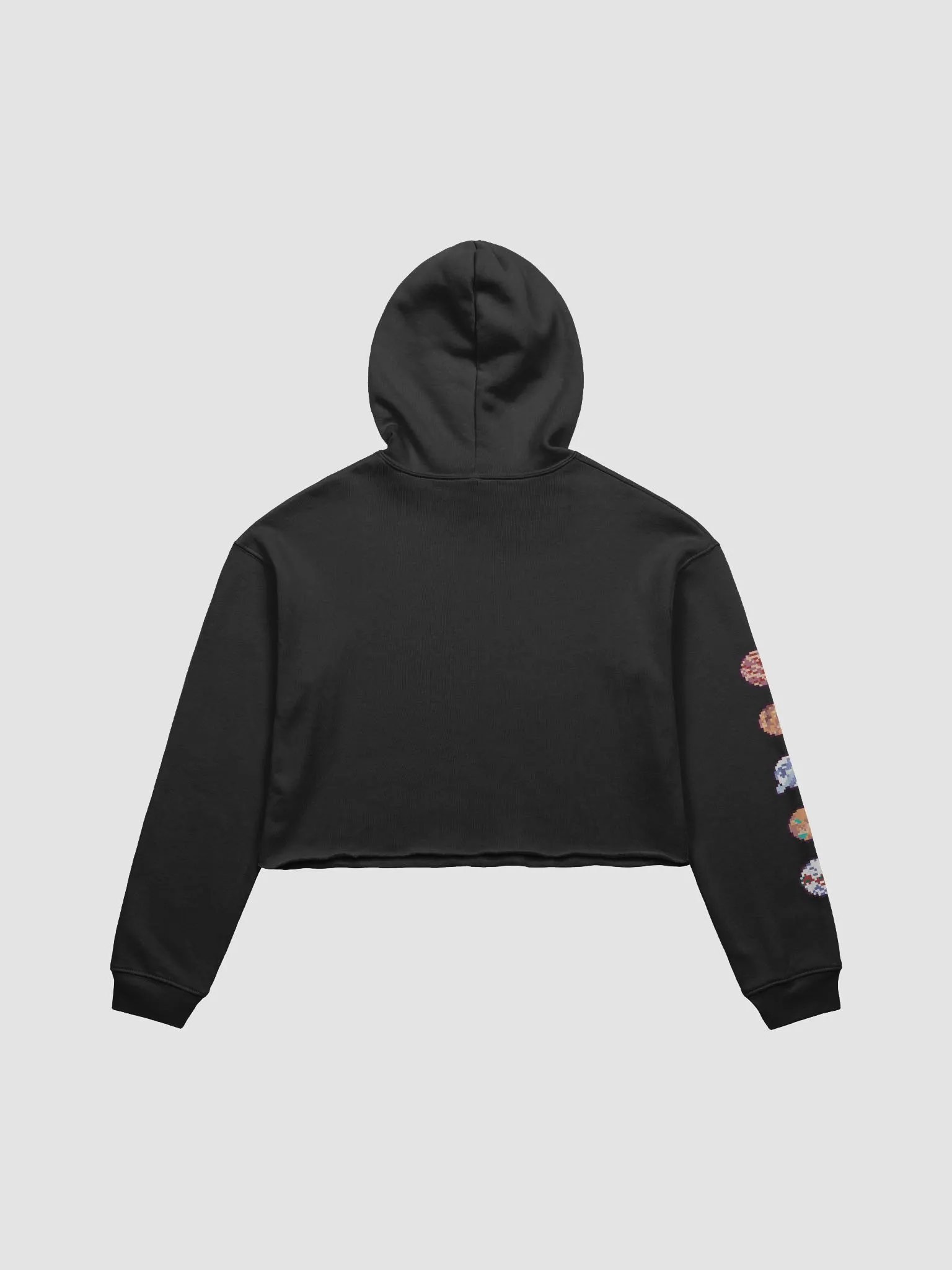 Pixel Planets Crop Hoodie product image (2)