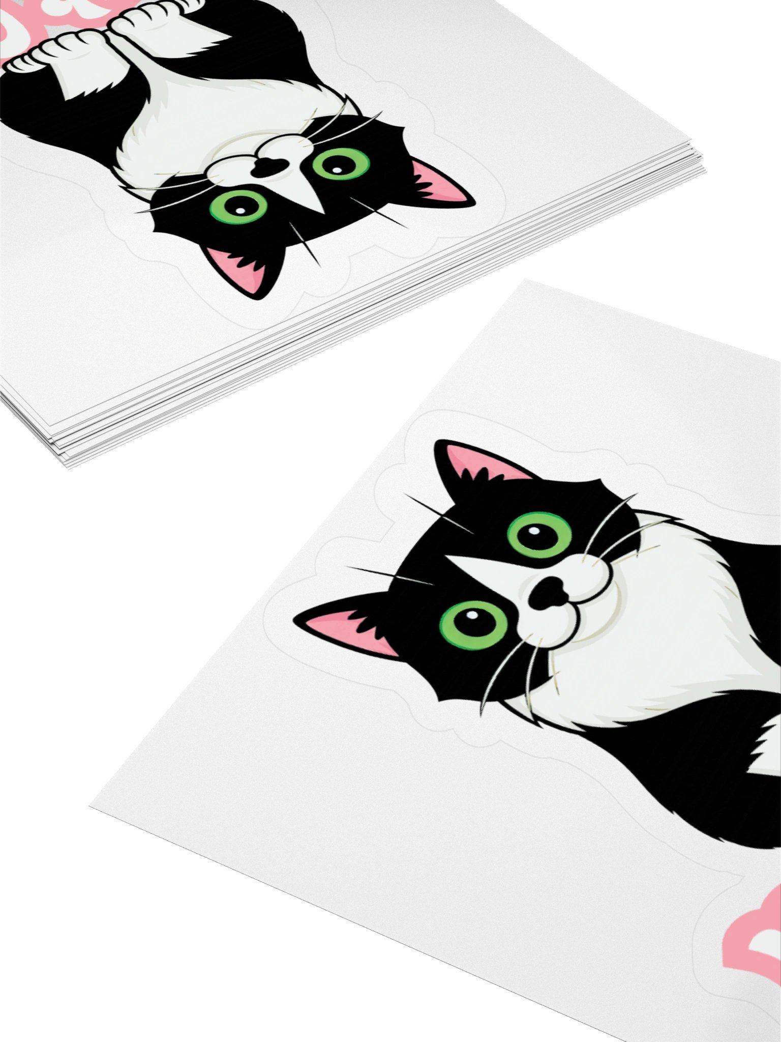 Small Phat Cat Sticker (Pink) product image (4)