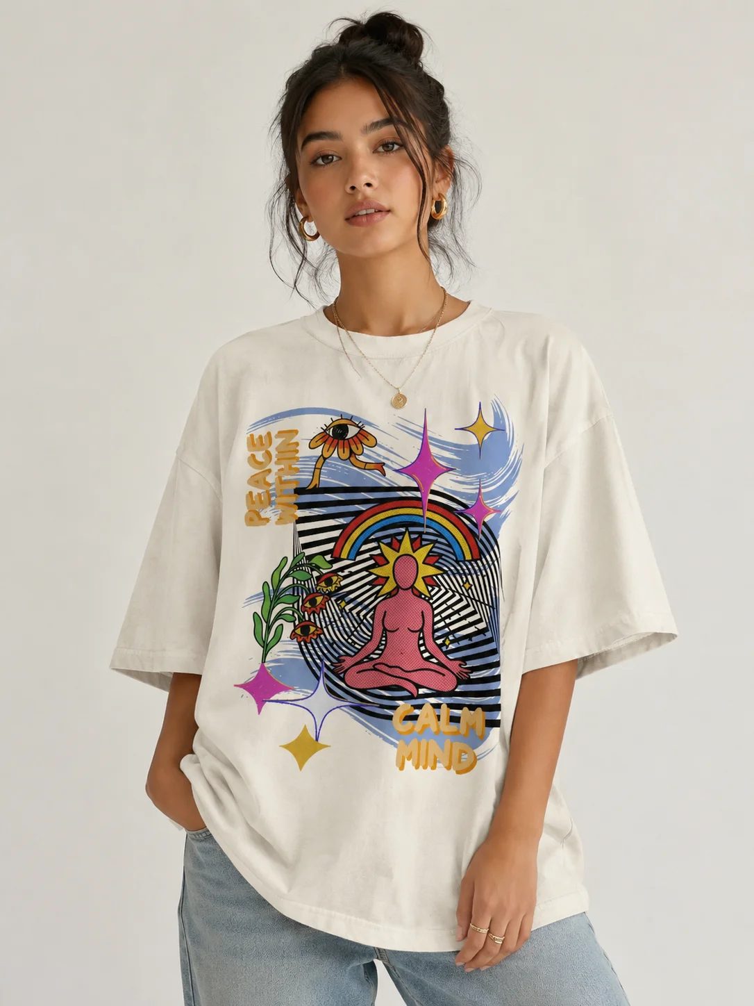 Peace Within Pop Art Tee product image (1)