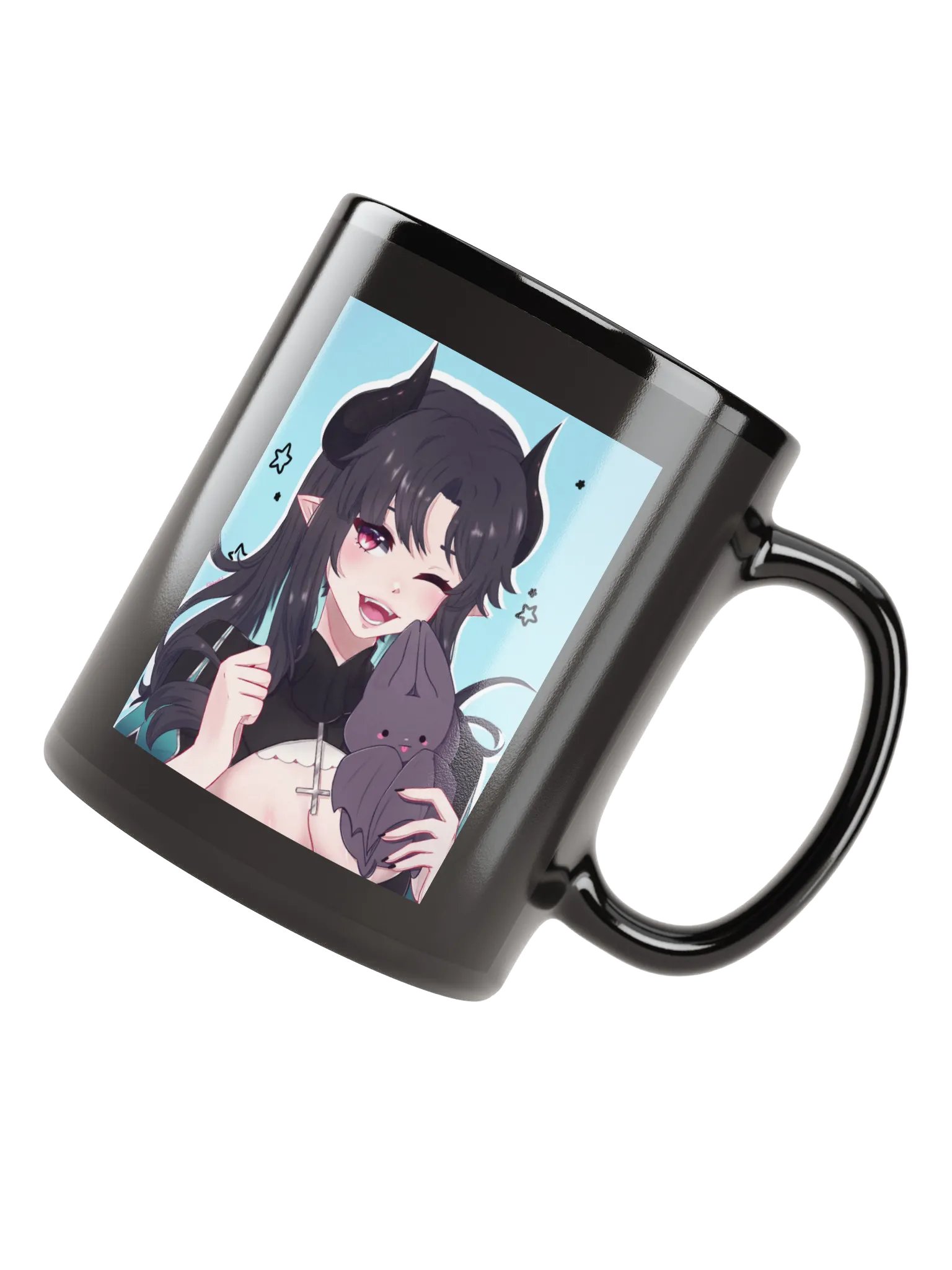 Scary & Sweet Black Glossy Mug product image (5)