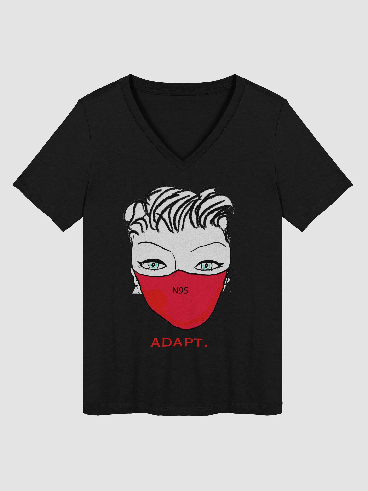 Adapt Relaxed V-Neck Tee product image (3)