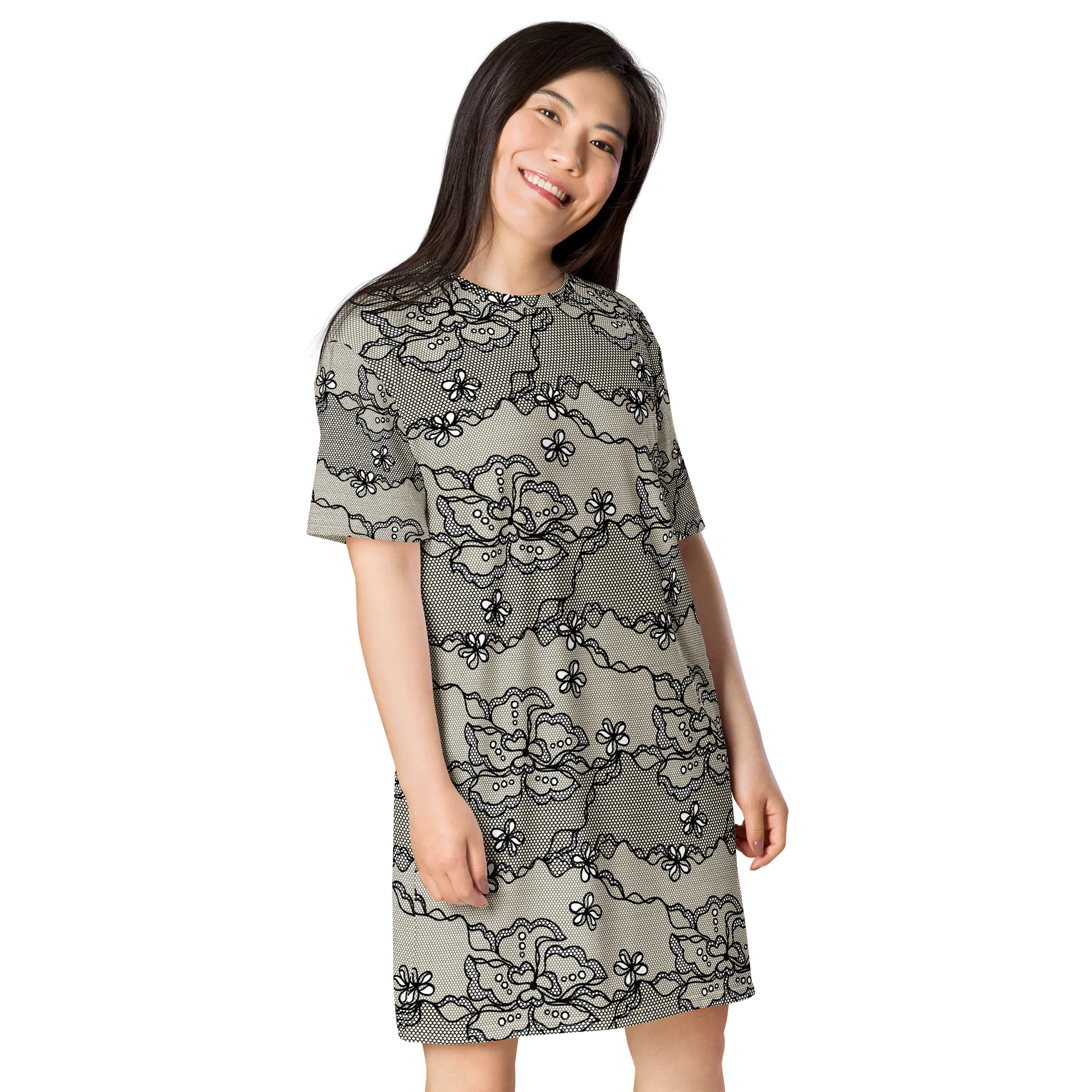 Haunted Lace Tee Dress product image (4)