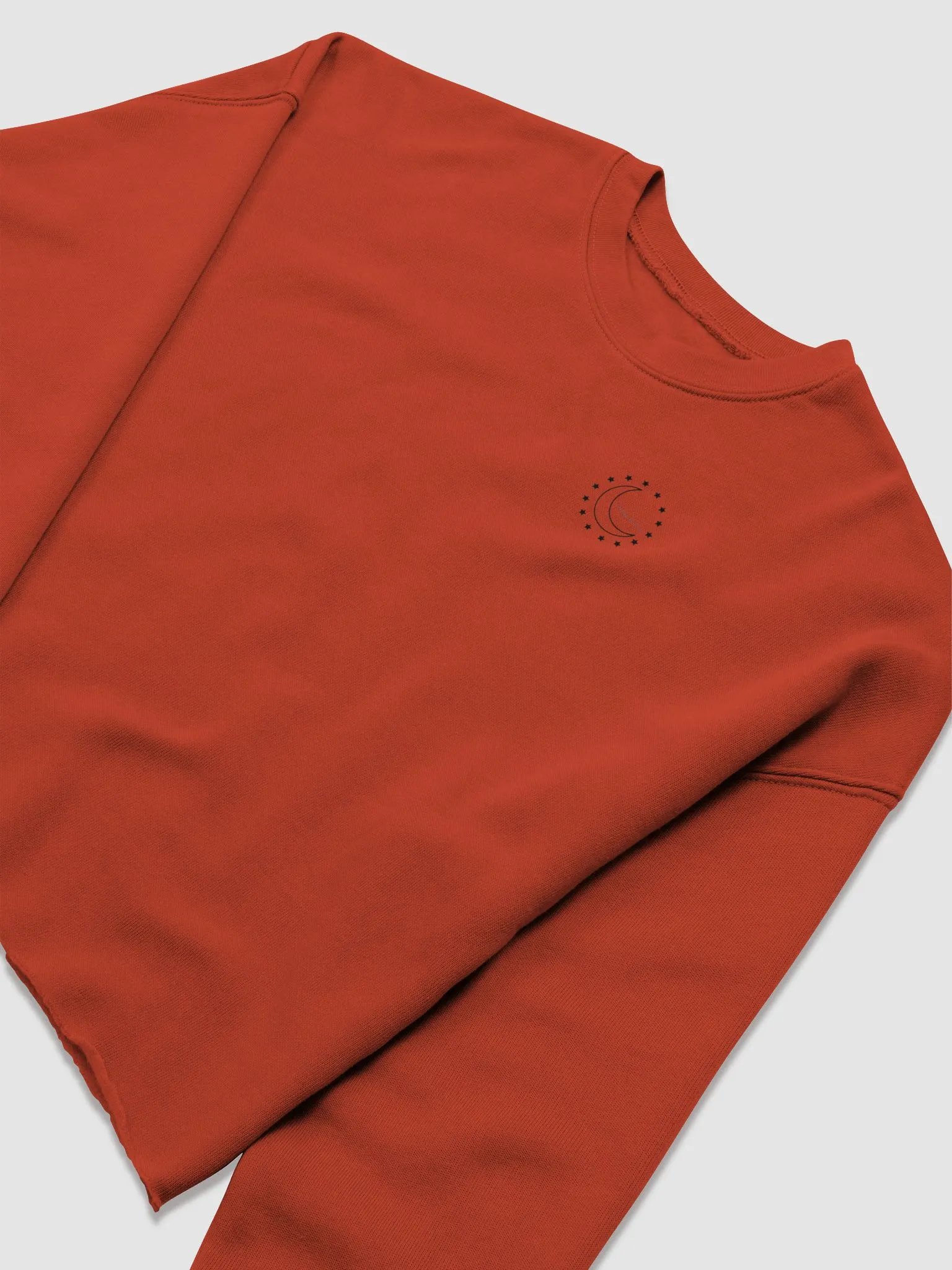 Moon and Stars Cropped Crew - Blue product image (8)