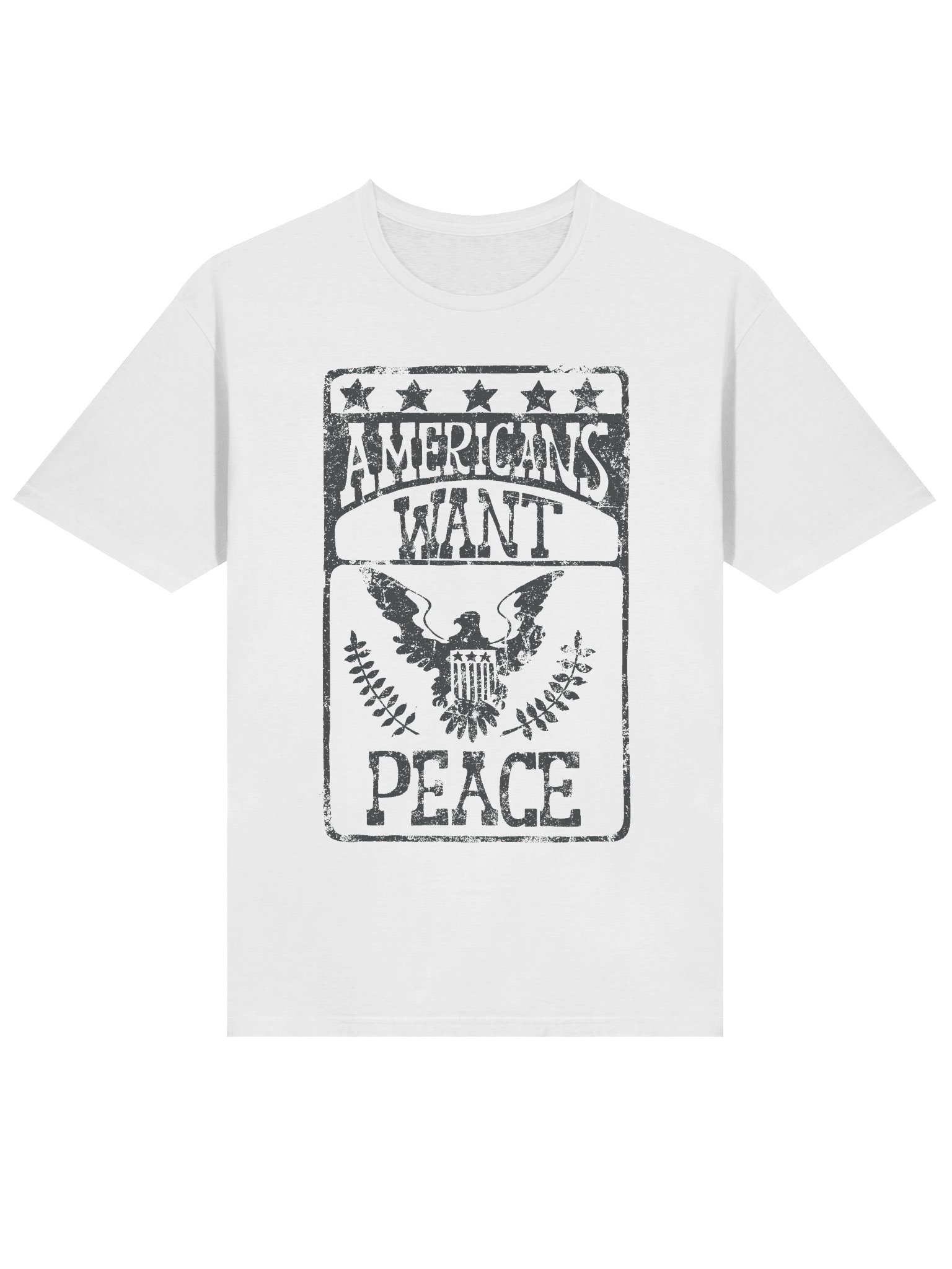 Americans Want Peace Unisex Gildan 64000 T-Shirt product image (3)