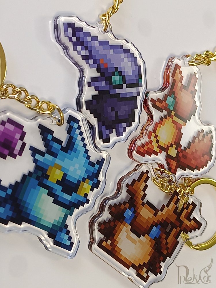 Golden Critter Acrylic Charm** product image (1)