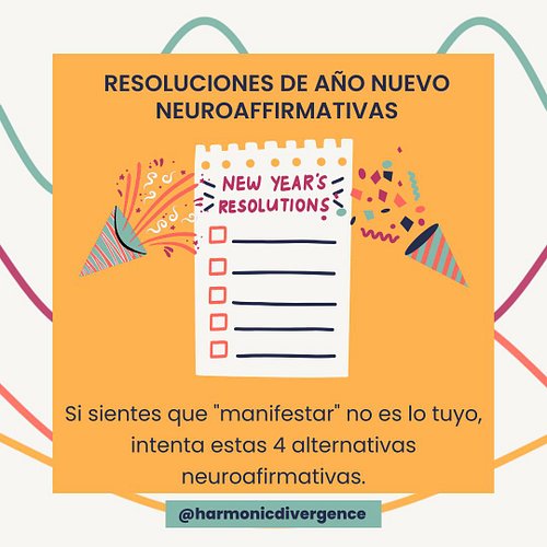 ¿Te dan ansiedad las Resoluciones de Año Nuevo tradicionales? ¡A mí sí! 🙋🏽
Para muchas personas neurodivergentes, las resoluc...