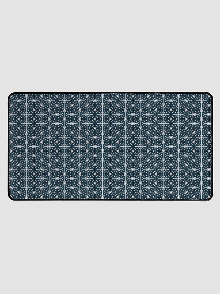 Desk Mat - Japanese Dark Blue Asanoha Pattern product image (1)