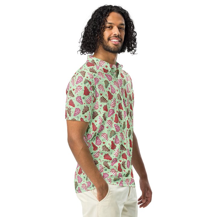 Christmas Tree Cake Slim Fit Polo product image (1)