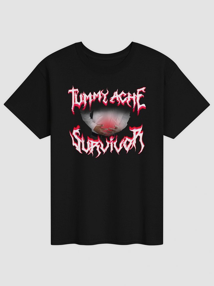 Tummy ache survivor metal T-shirt product image (2)