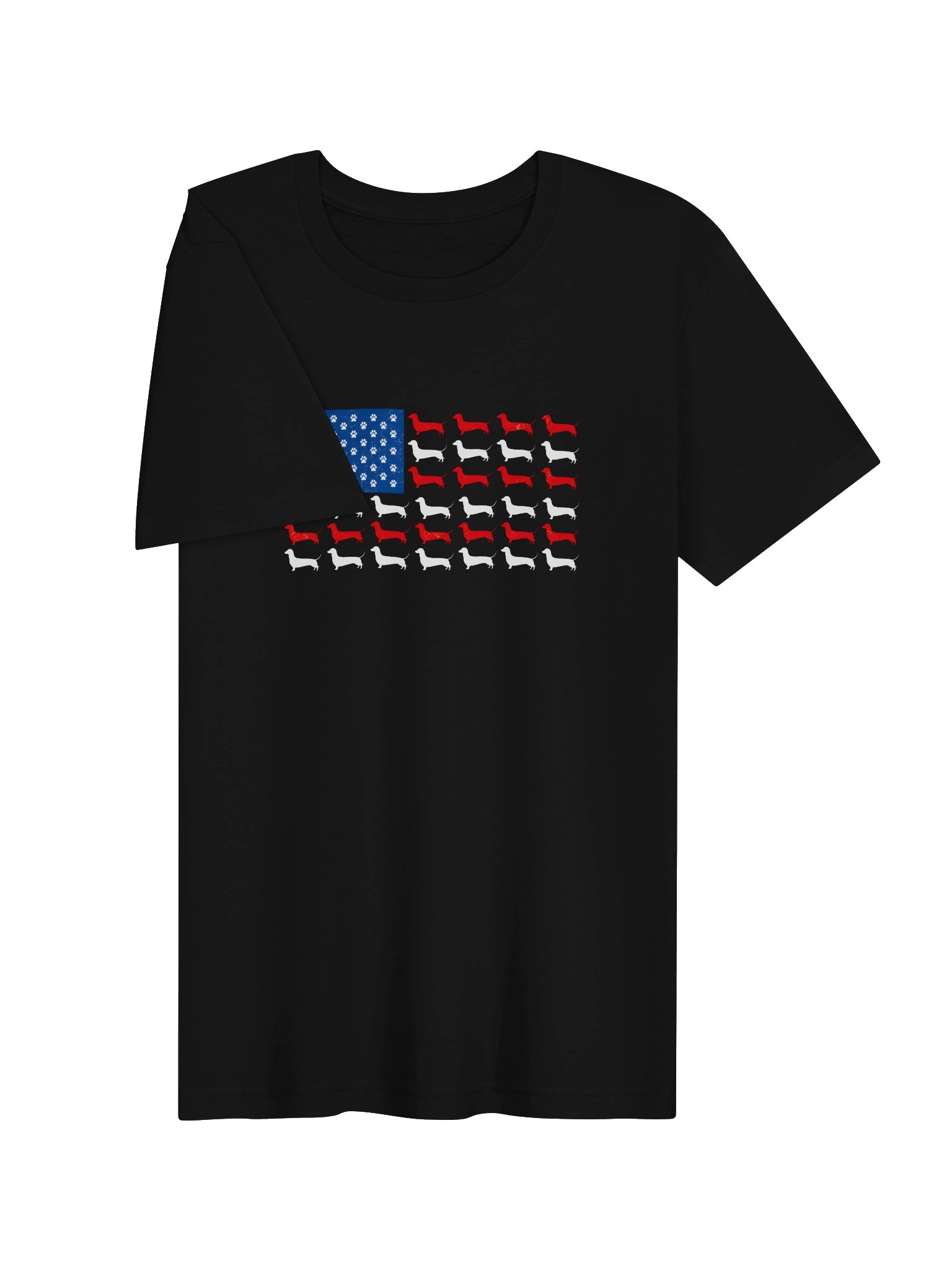 Patriotic Dachshund T-Shirt – Red White & Blue Doxie Tee product image (3)