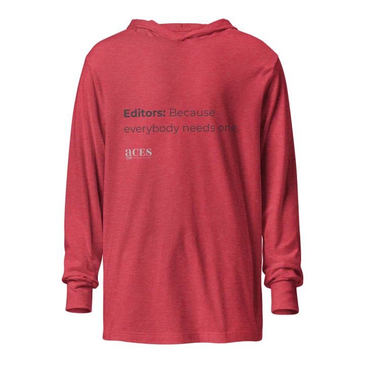 Editors because everybody needs one long sleeve hooded tee product image (7)