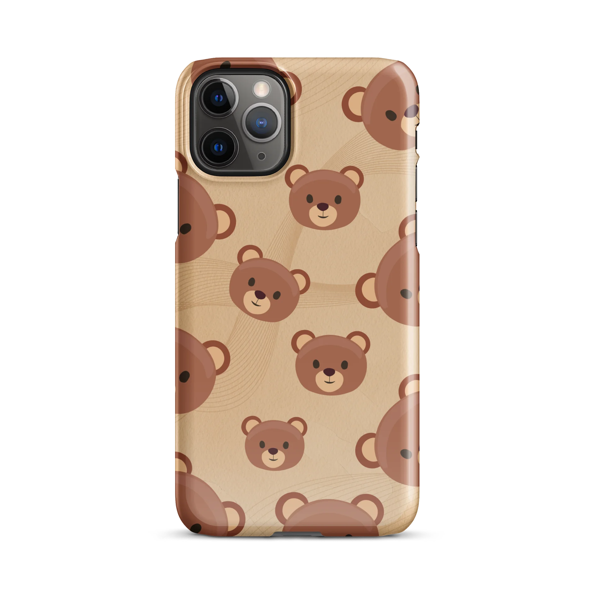 Cute Bear Pattern iPhone Snap Case product image (29)
