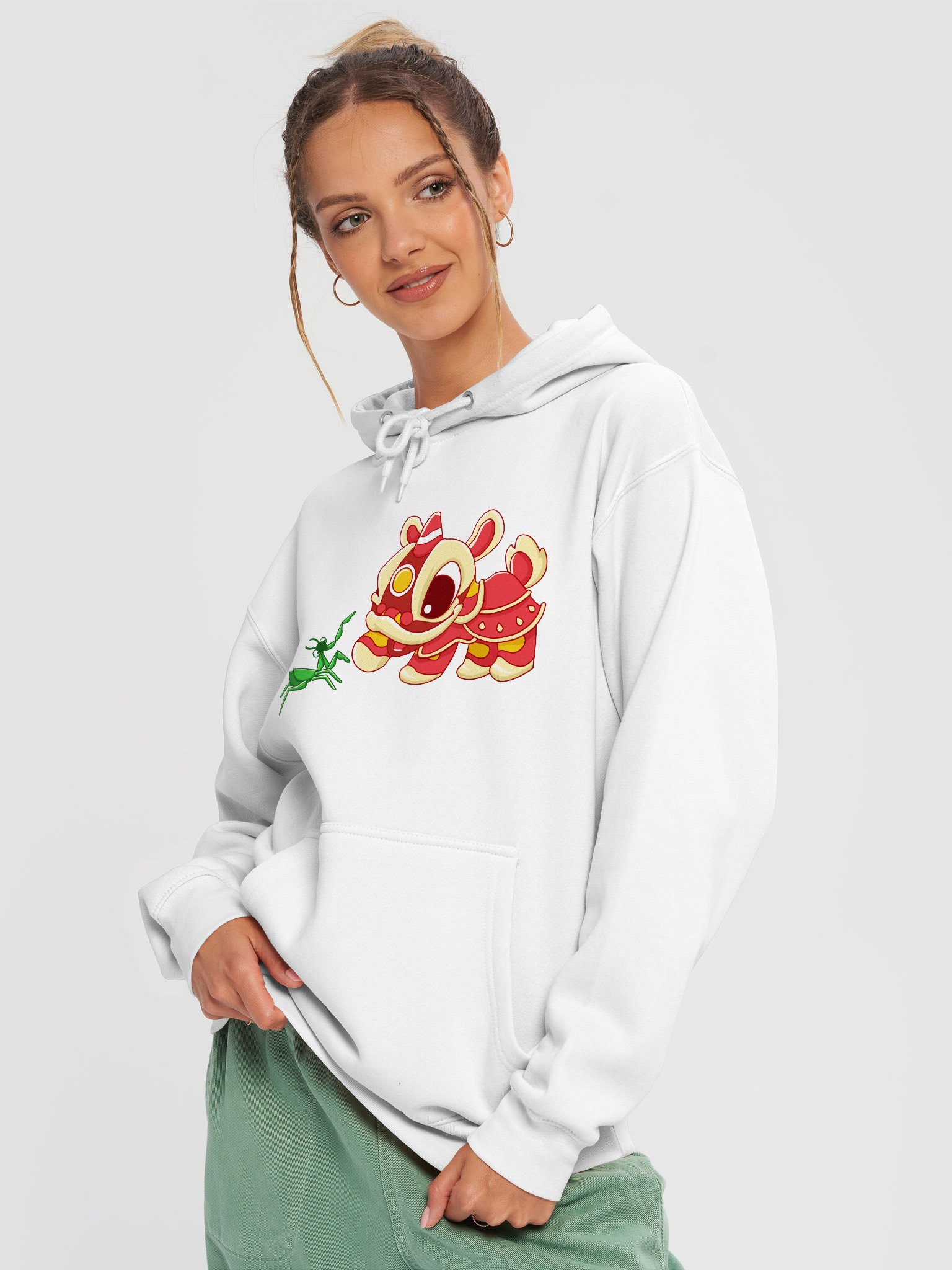 Mantis Meets Lion Hoodie product image (3)