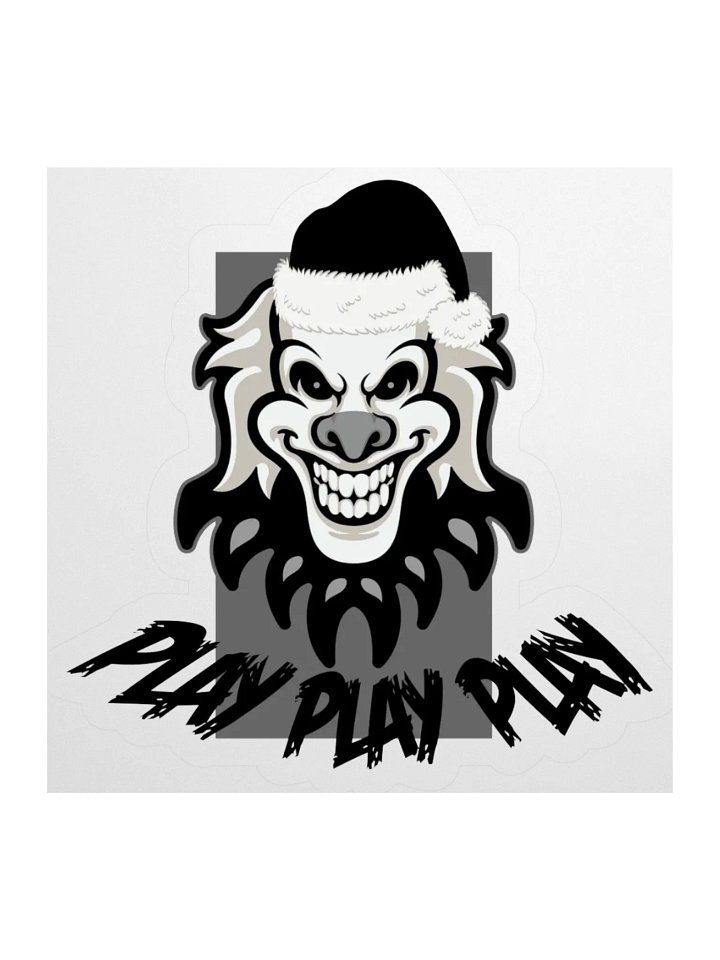 The Carn-evil Way PLAY PLAY PLAY Sticker product image (1)