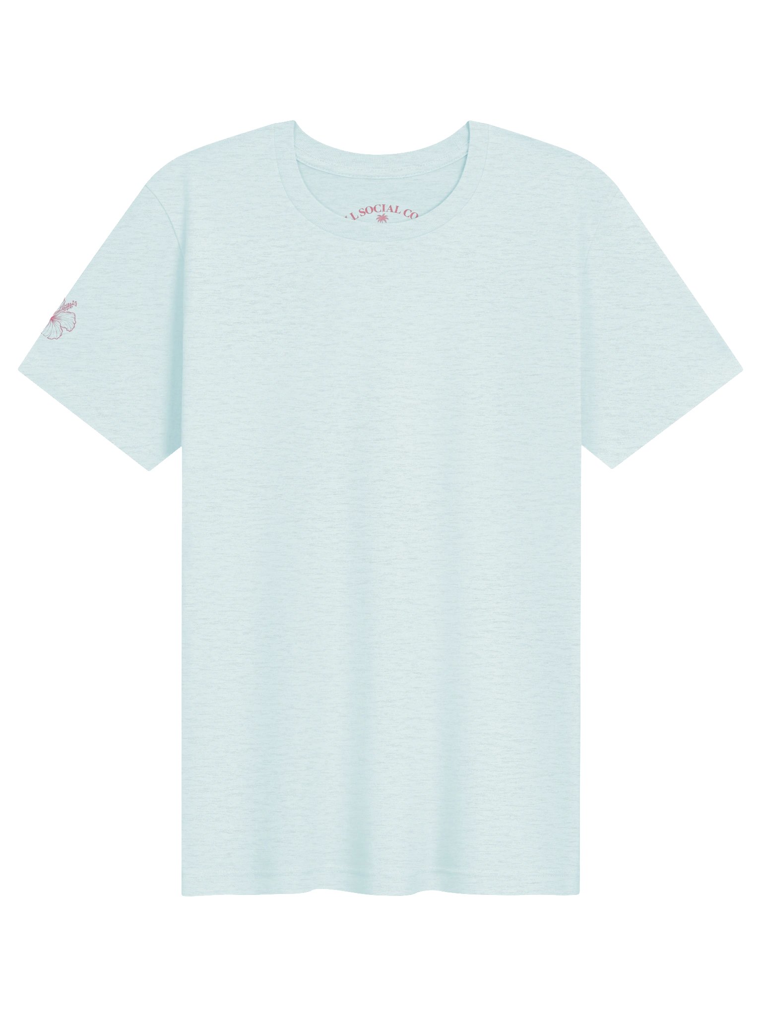 LL Social Co. Hibiscus Essential Tee — Hibiscus | Pink product image (8)