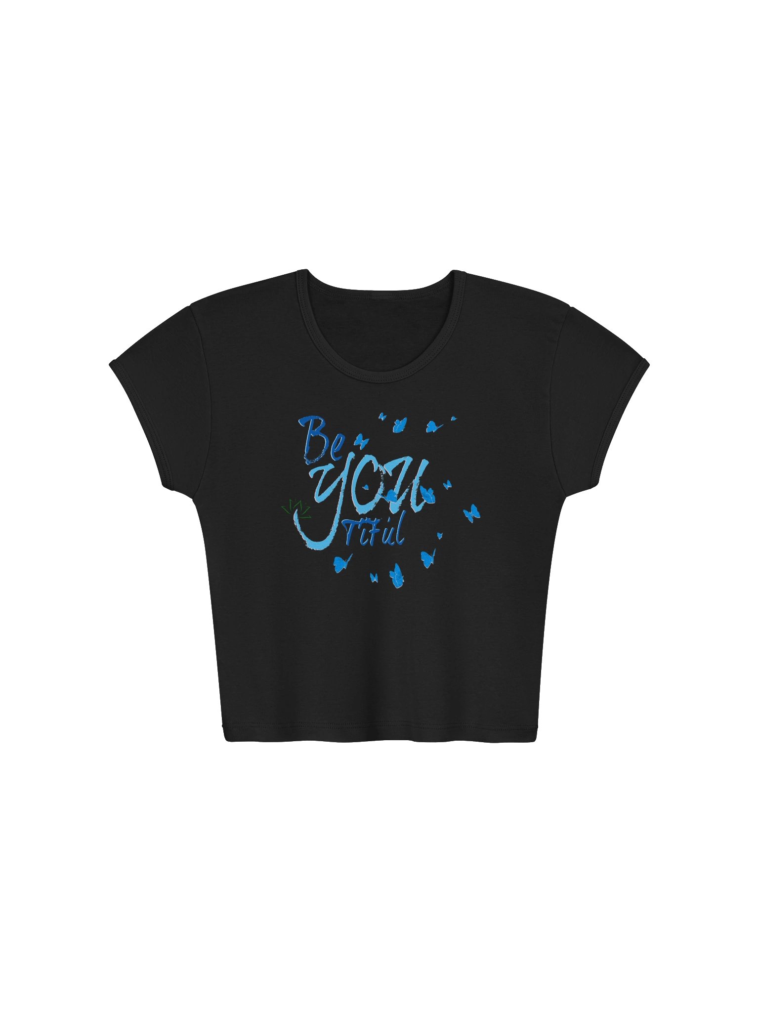 Be You Butterfly Baby Tee product image (1)